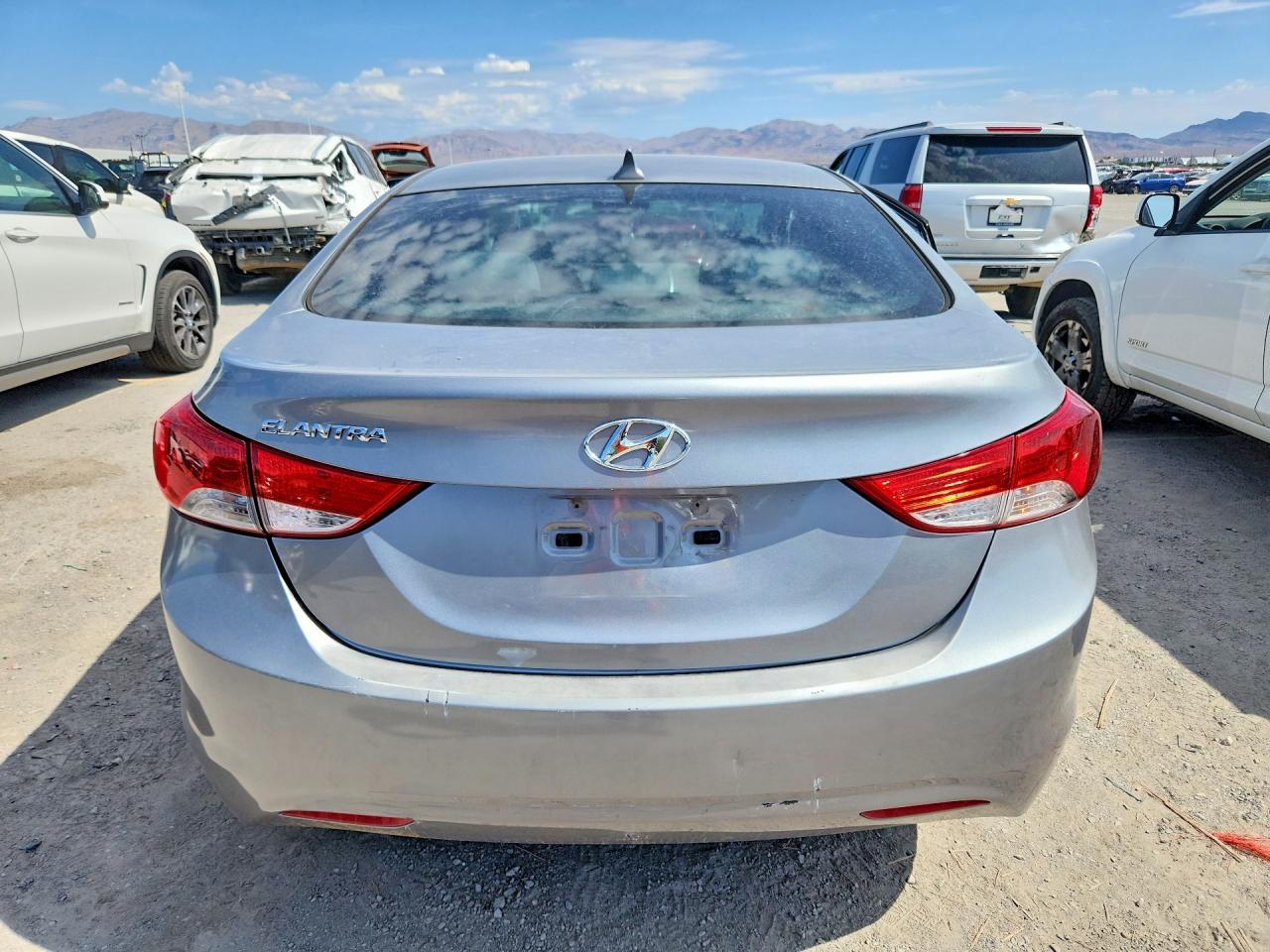 2013 Hyundai Elantra Gls Gray vin: KMHDH4AE1DU953600