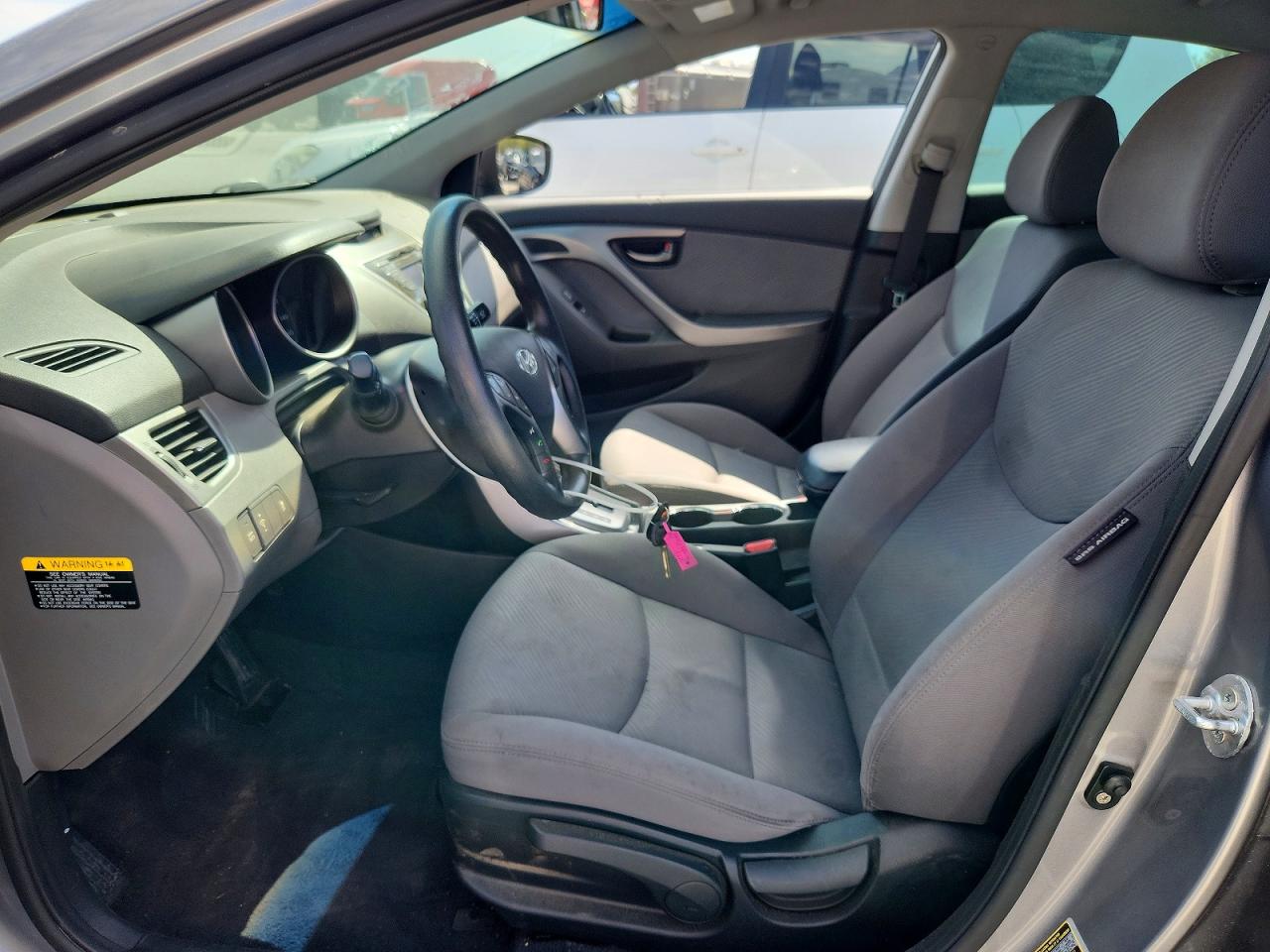 2013 Hyundai Elantra Gls Gray vin: KMHDH4AE1DU953600