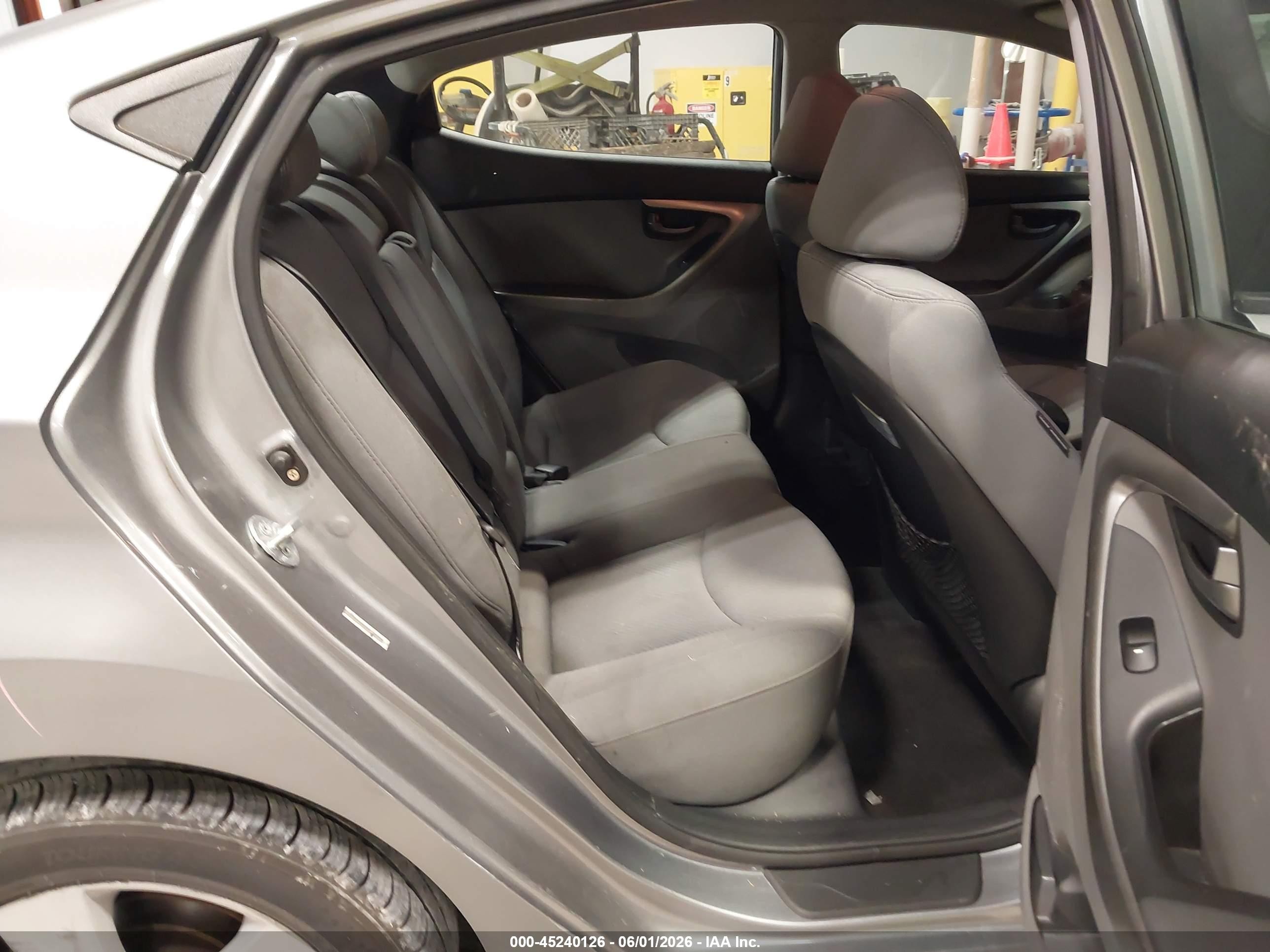 2013 Hyundai Elantra Gls Gray vin: KMHDH4AE1DU965990