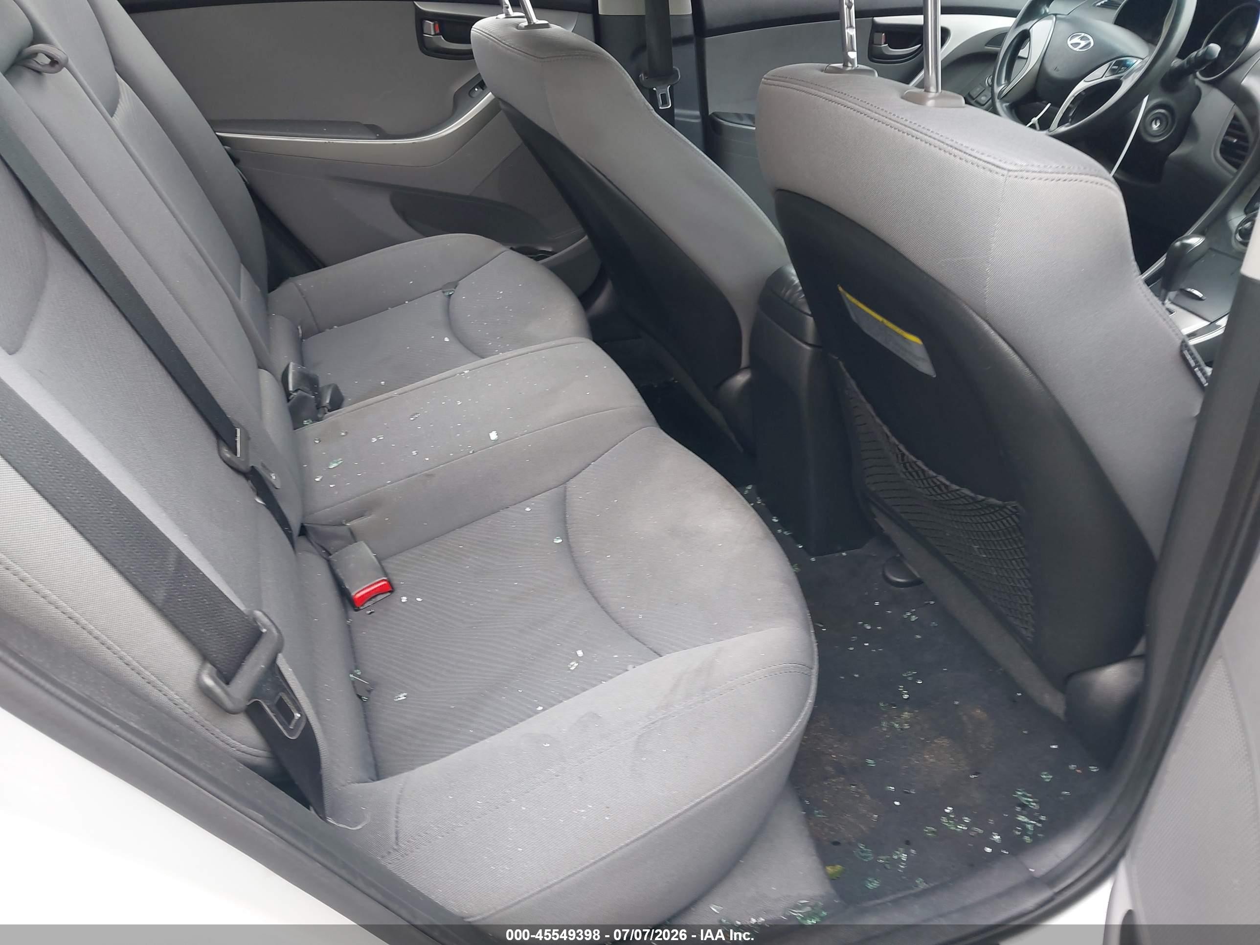 2013 Hyundai Elantra Gls Silver vin: KMHDH4AE1DU969456