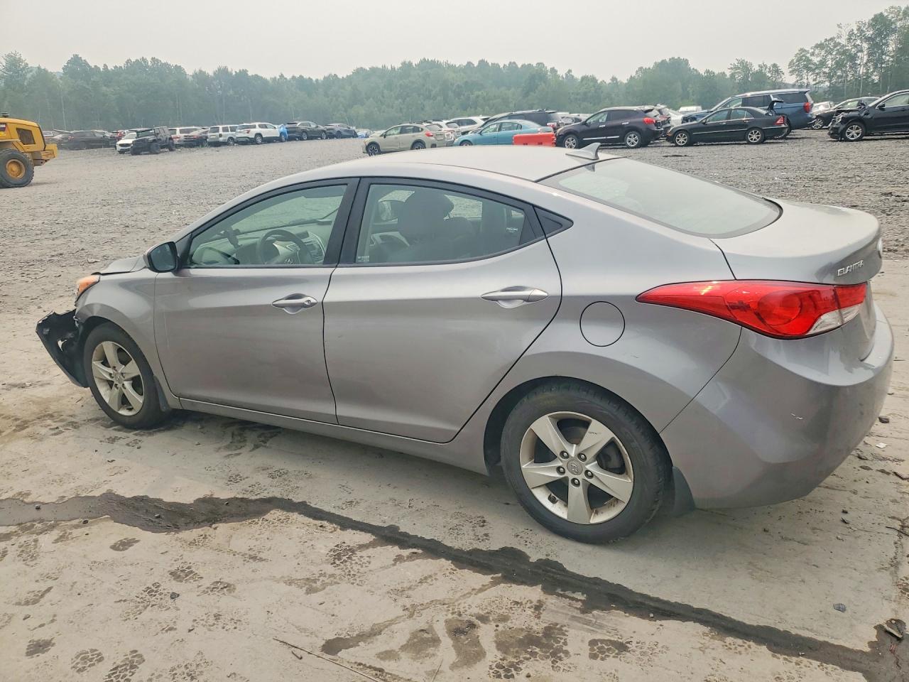 2013 Hyundai Elantra Gls Silver vin: KMHDH4AE1DU978397