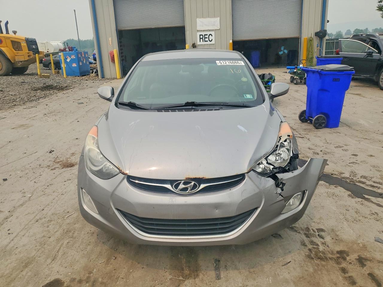2013 Hyundai Elantra Gls Silver vin: KMHDH4AE1DU978397