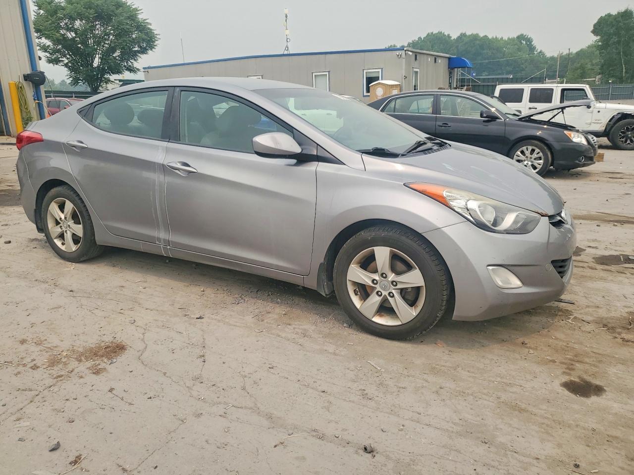 2013 Hyundai Elantra Gls Silver vin: KMHDH4AE1DU978397