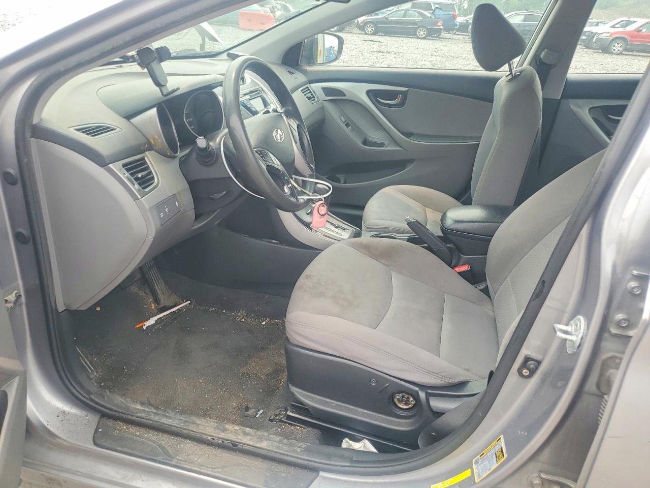 2013 Hyundai Elantra Gls Silver vin: KMHDH4AE1DU978397