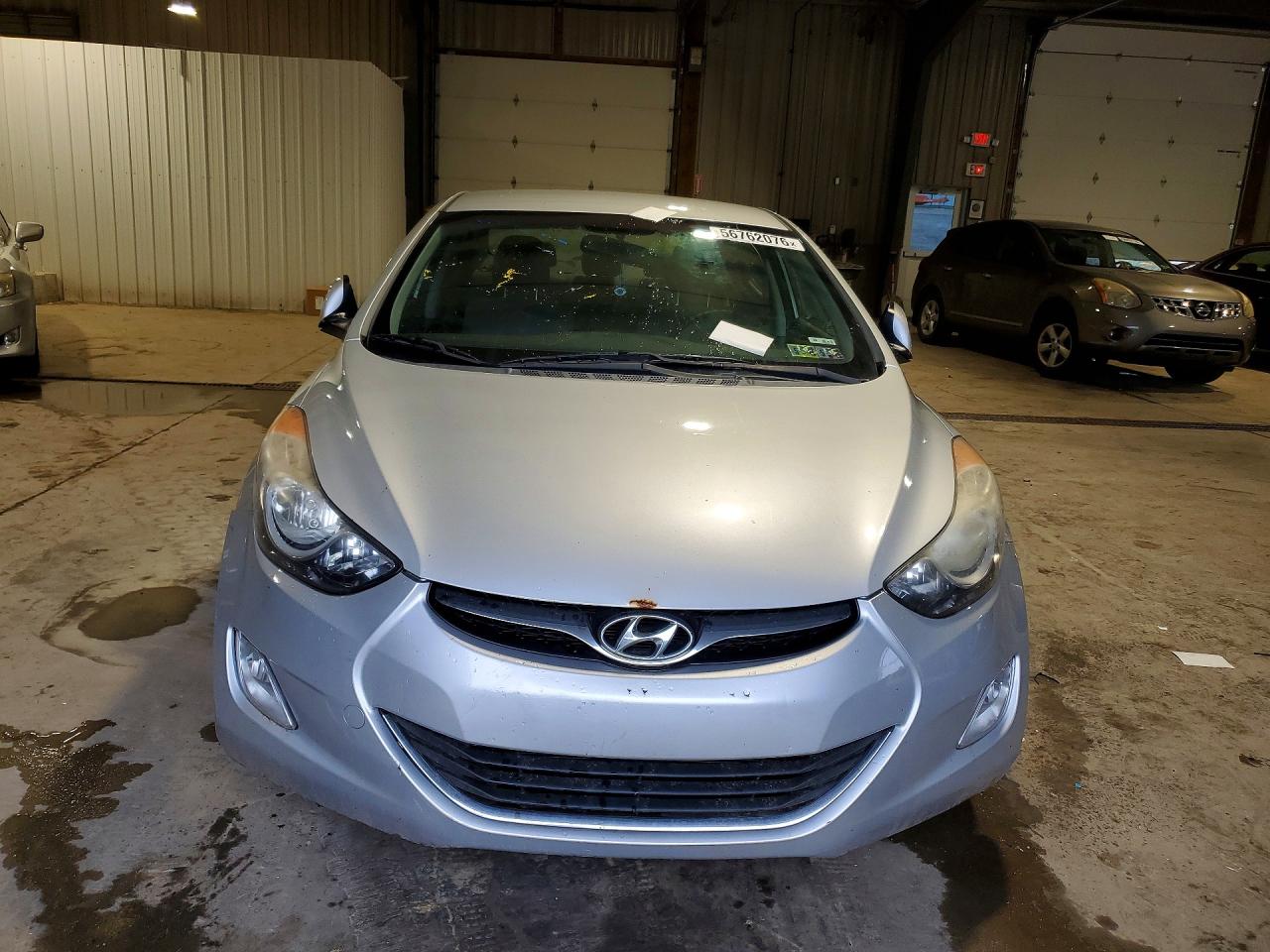 2013 Hyundai Elantra Gls Серебряный vin: KMHDH4AE1DU988346