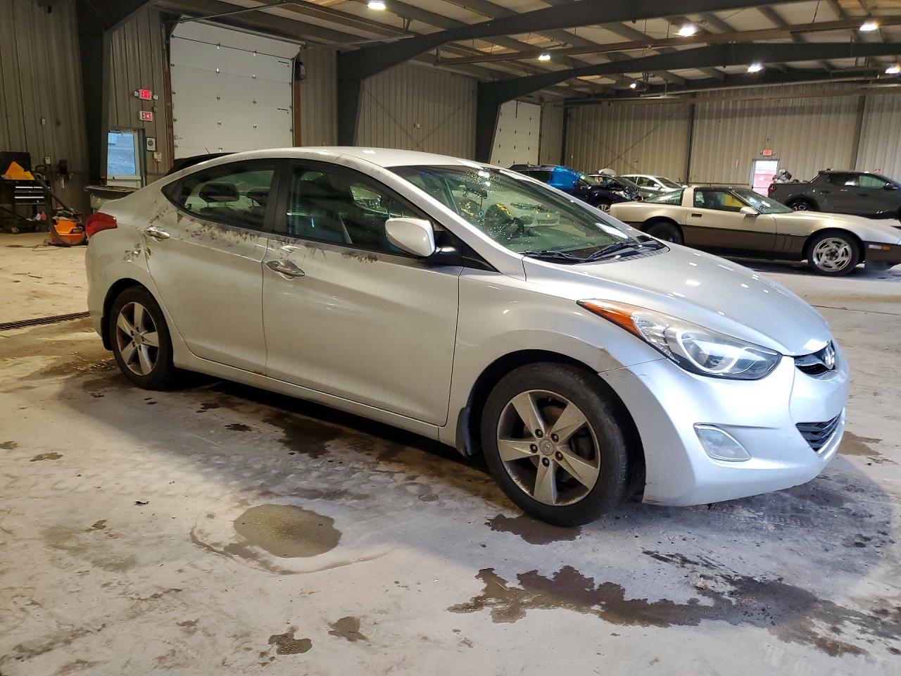 2013 Hyundai Elantra Gls Серебряный vin: KMHDH4AE1DU988346