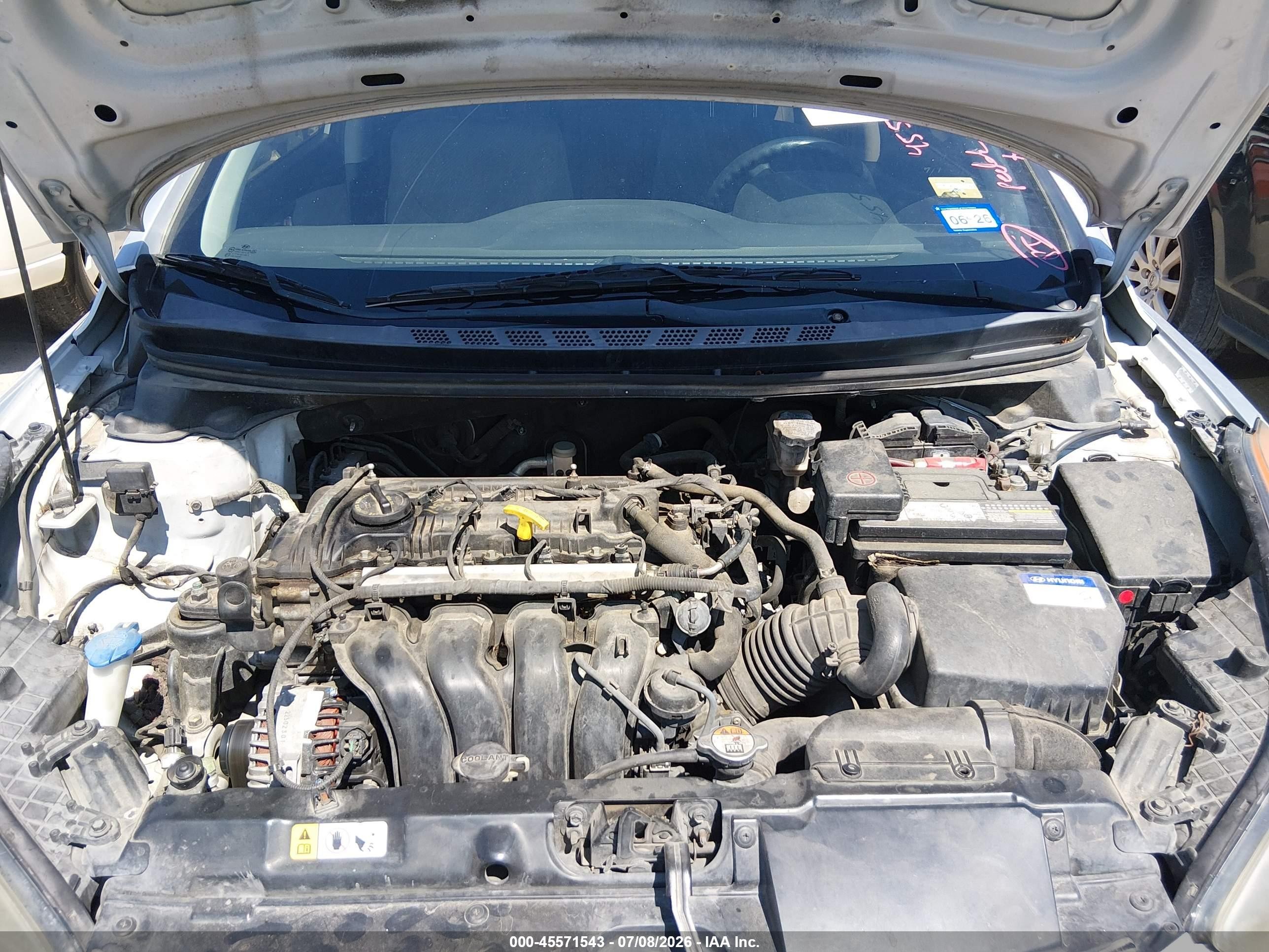 2013 Hyundai Elantra Gls Silver vin: KMHDH4AE1DU991134
