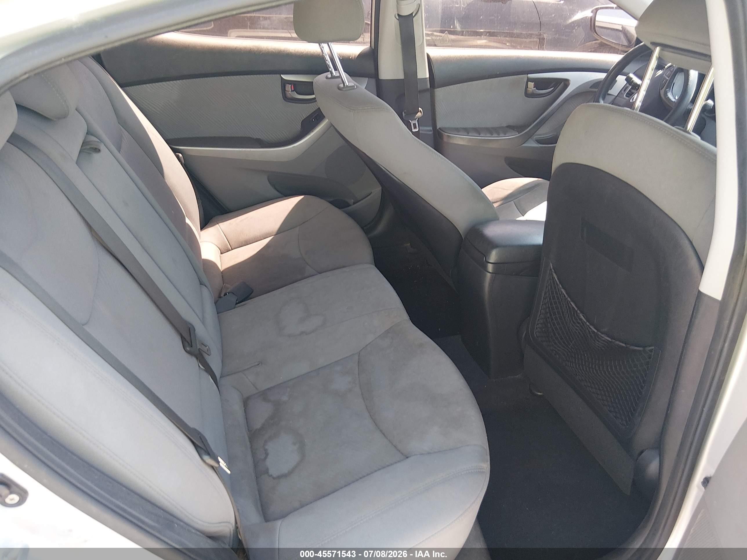 2013 Hyundai Elantra Gls Silver vin: KMHDH4AE1DU991134