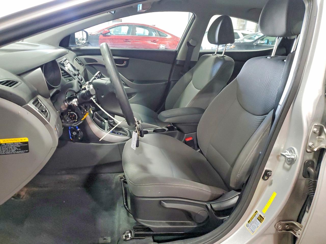 2014 Hyundai Elantra Se Silver vin: KMHDH4AE1EU040269