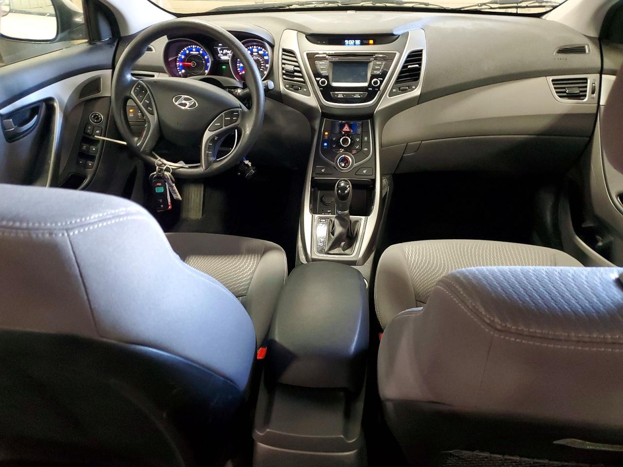 2014 Hyundai Elantra Se Silver vin: KMHDH4AE1EU040269