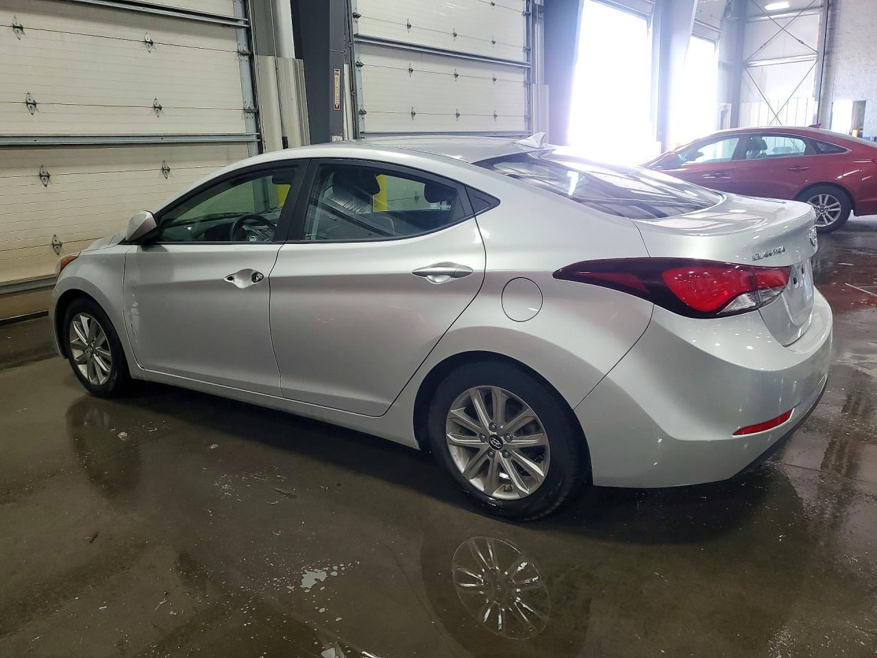2014 Hyundai Elantra Se Silver vin: KMHDH4AE1EU040269