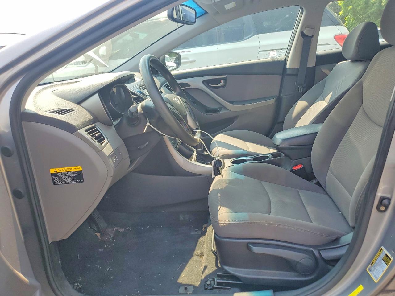 2014 Hyundai Elantra Se Silver vin: KMHDH4AE1EU048114