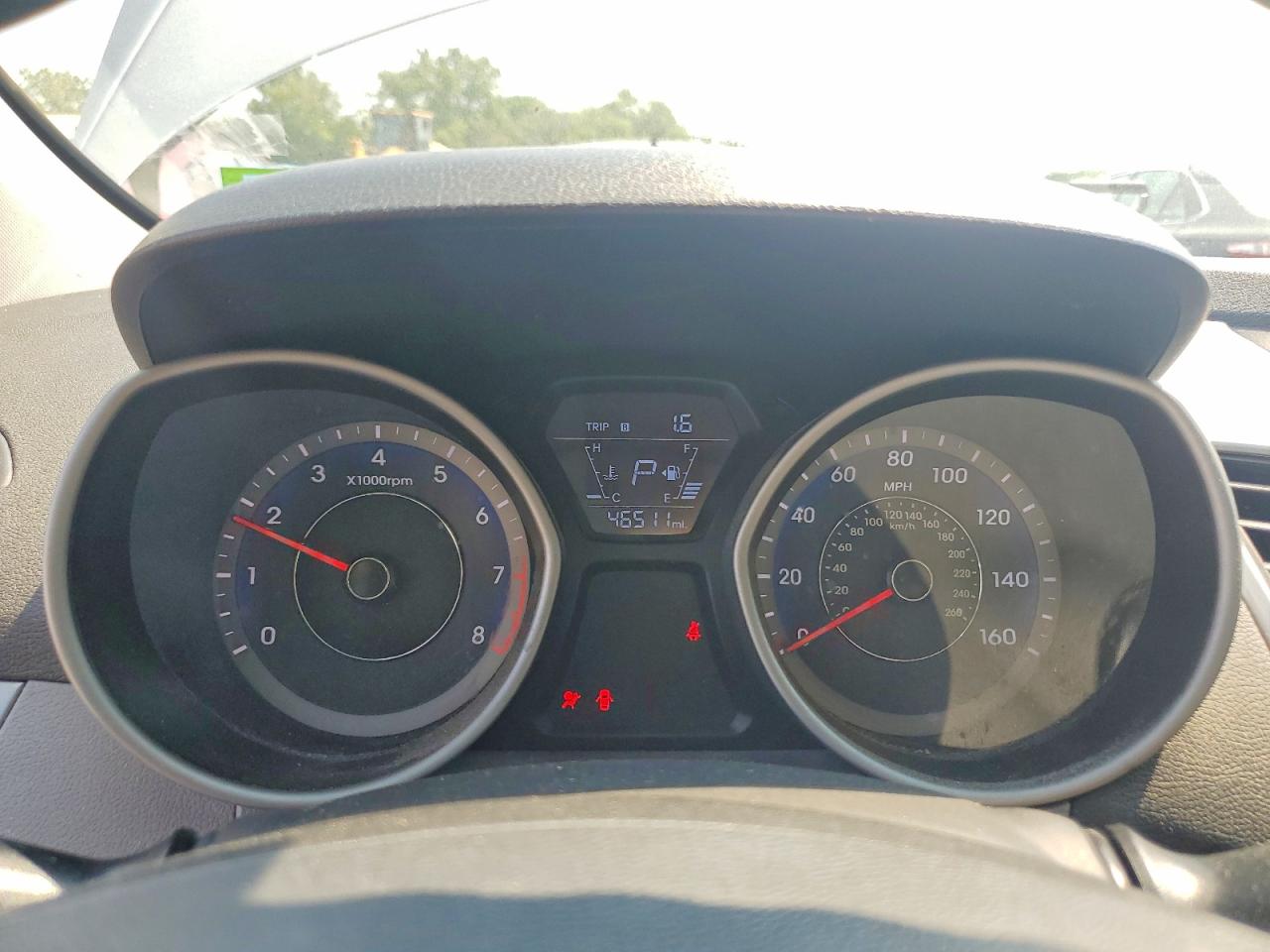 2014 Hyundai Elantra Se Silver vin: KMHDH4AE1EU048114