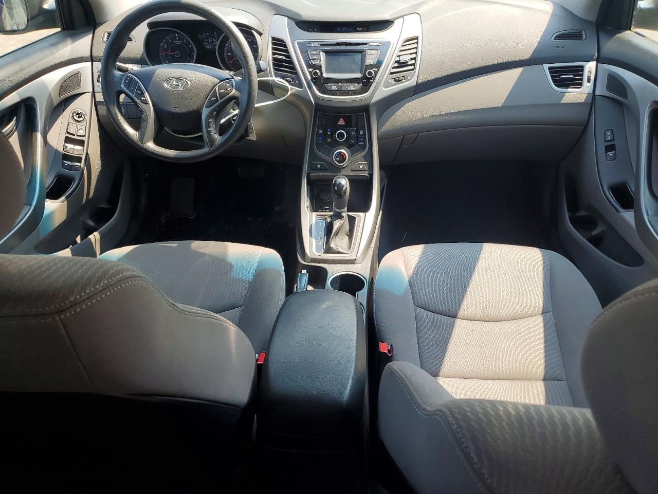 2014 Hyundai Elantra Se Silver vin: KMHDH4AE1EU048114