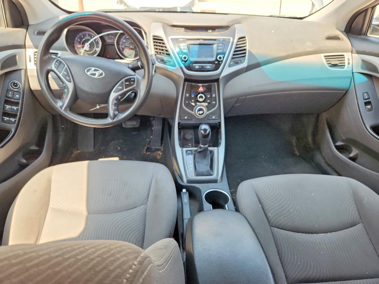 2014 Hyundai Elantra Se Silver vin: KMHDH4AE1EU053250