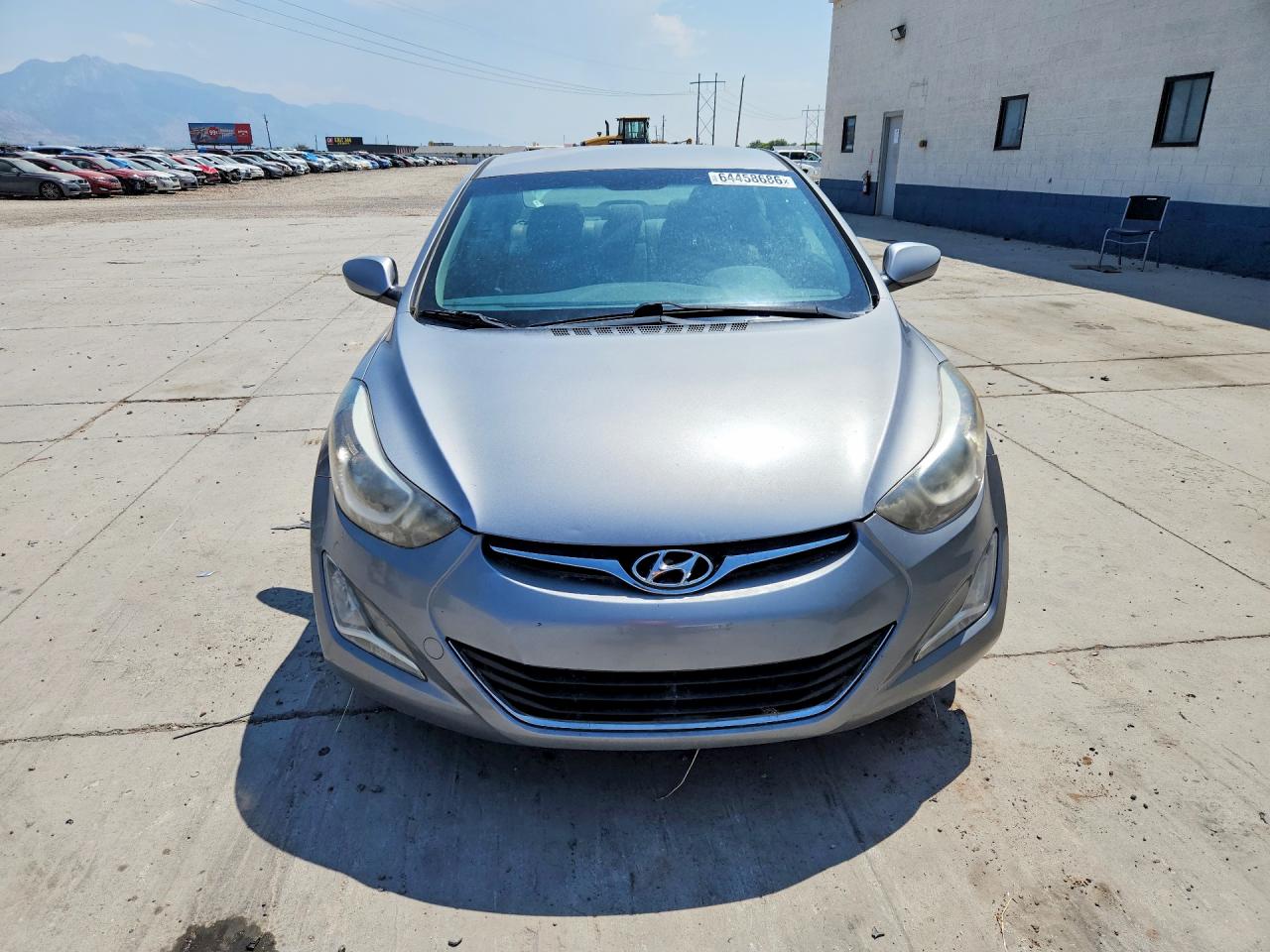 2014 Hyundai Elantra Se Silver vin: KMHDH4AE1EU053250