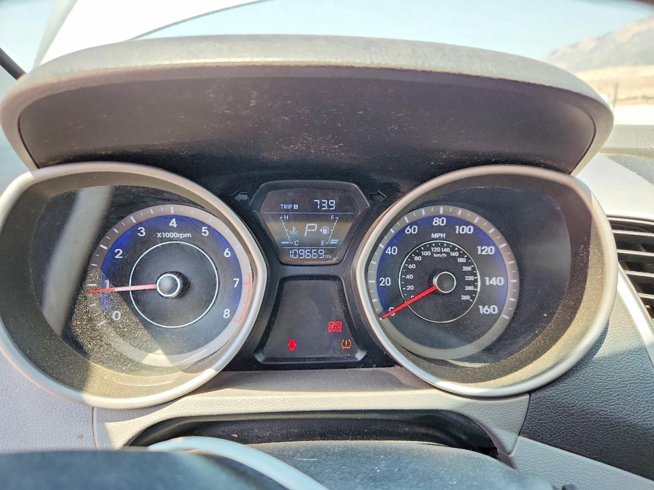 2014 Hyundai Elantra Se Silver vin: KMHDH4AE1EU053250