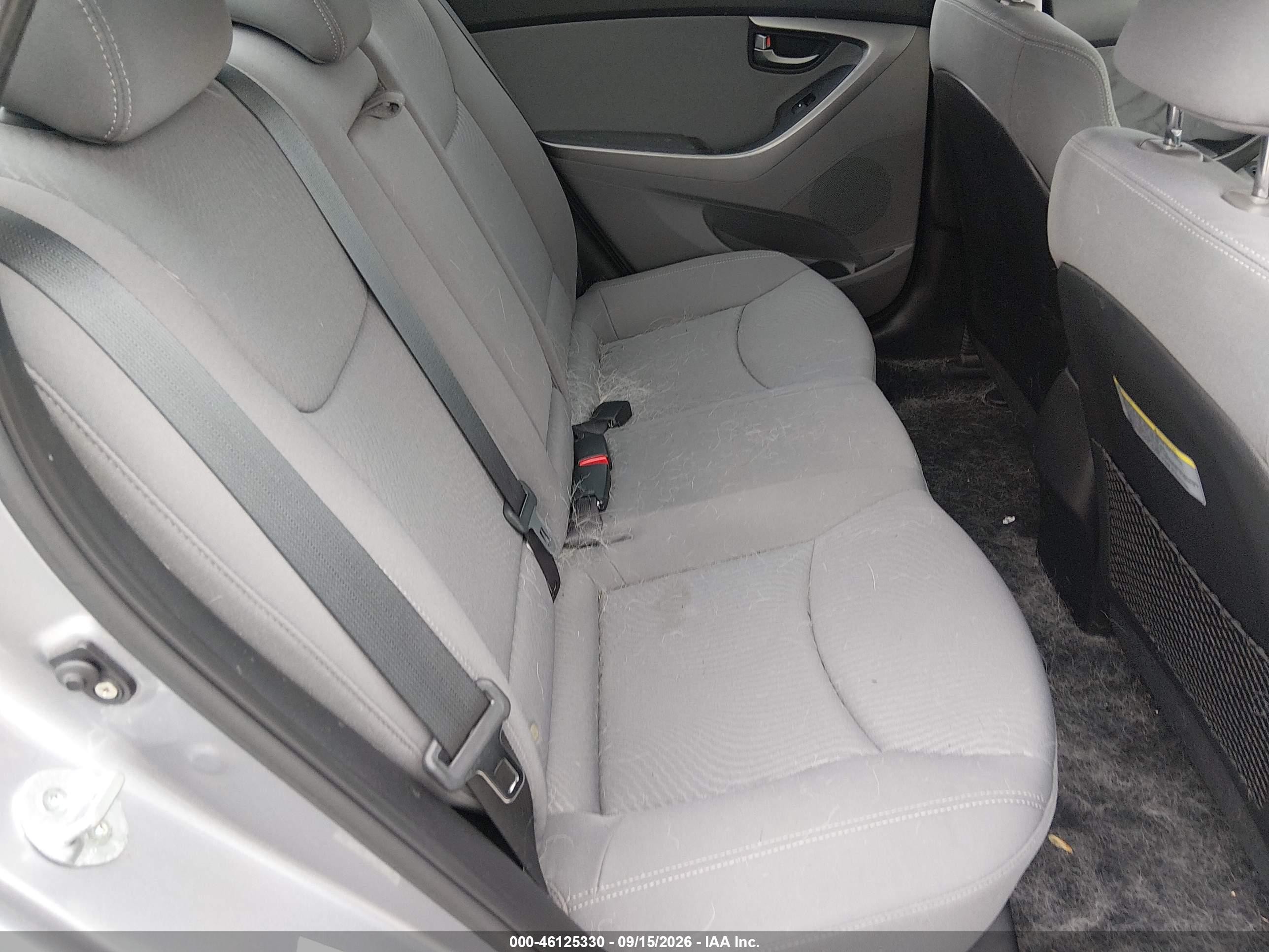 2014 Hyundai Elantra Se Gray vin: KMHDH4AE1EU089374