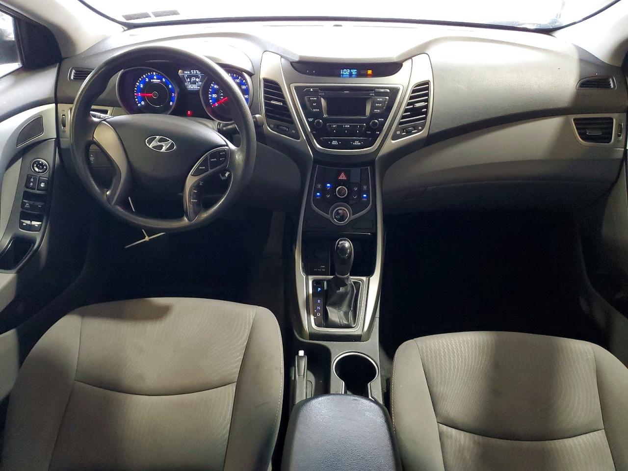 2014 Hyundai Elantra Se Gray vin: KMHDH4AE1EU128402
