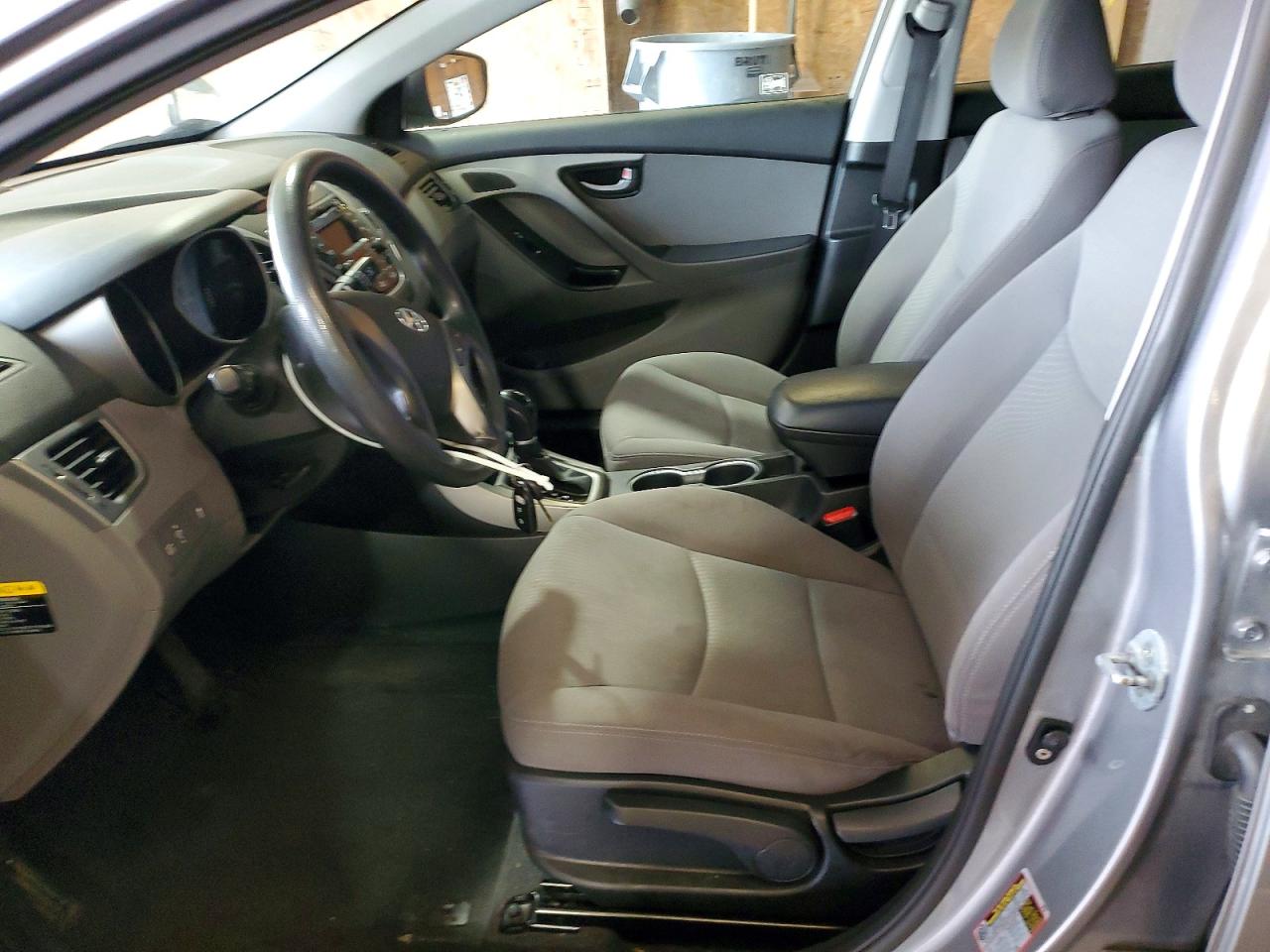 2014 Hyundai Elantra Se Gray vin: KMHDH4AE1EU128402