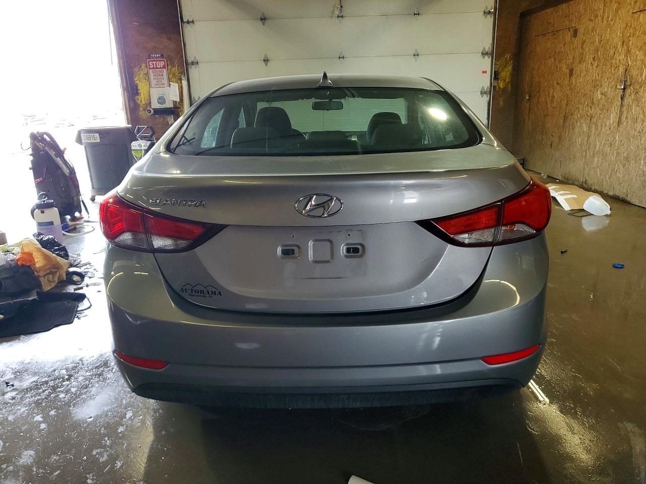 2014 Hyundai Elantra Se Gray vin: KMHDH4AE1EU128402