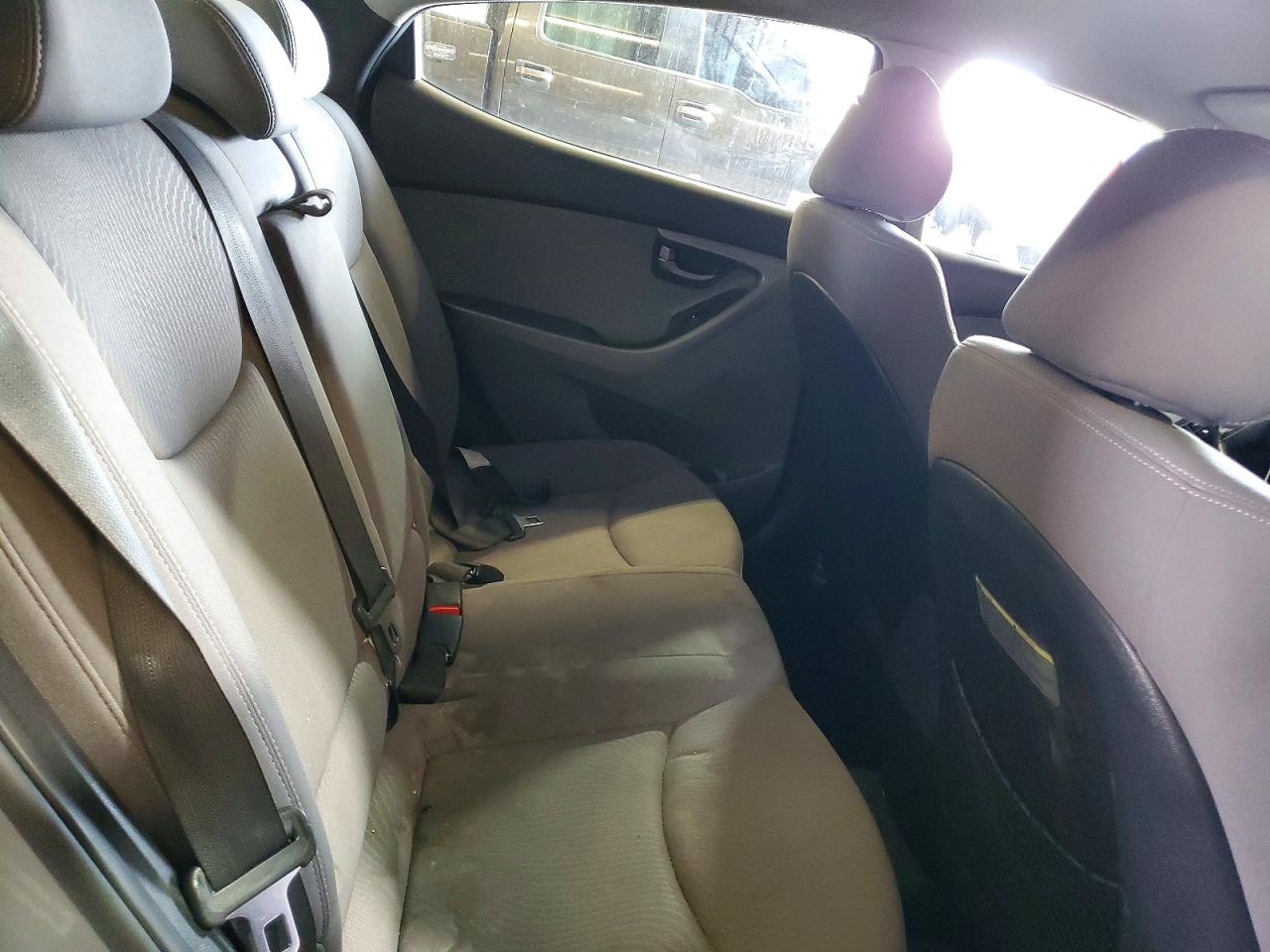 2014 Hyundai Elantra Se Gray vin: KMHDH4AE1EU128402