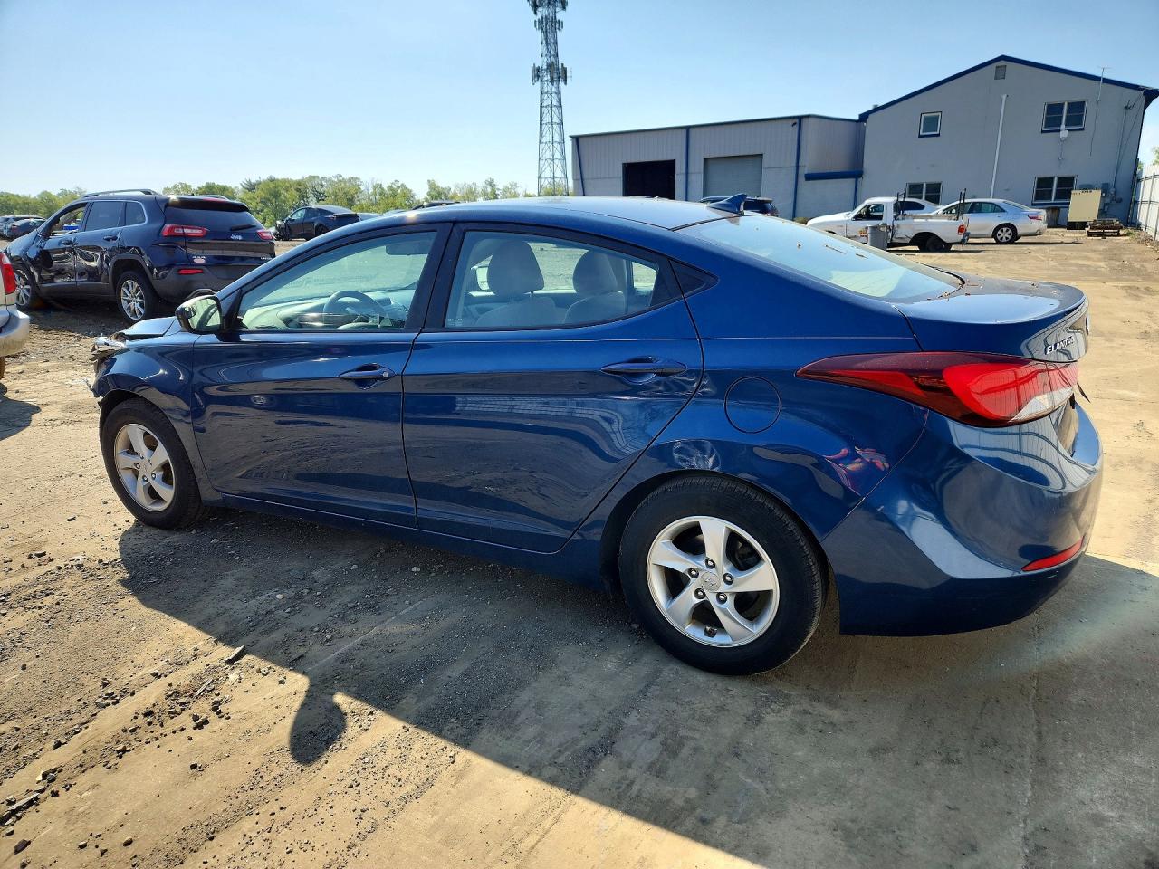 2014 Hyundai Elantra Se Blue vin: KMHDH4AE1EU133907