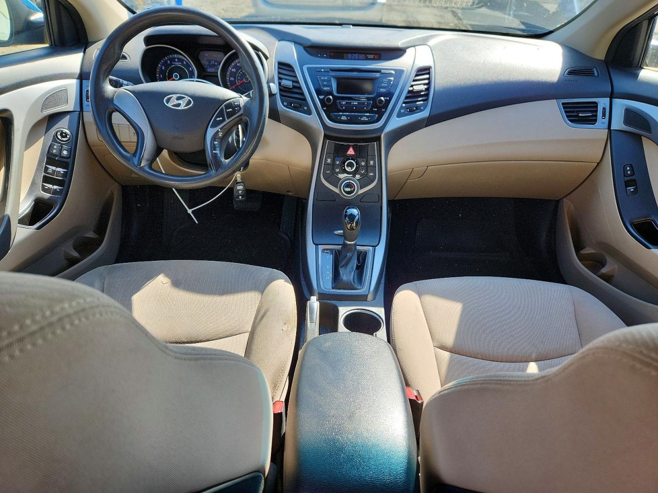 2014 Hyundai Elantra Se Blue vin: KMHDH4AE1EU133907