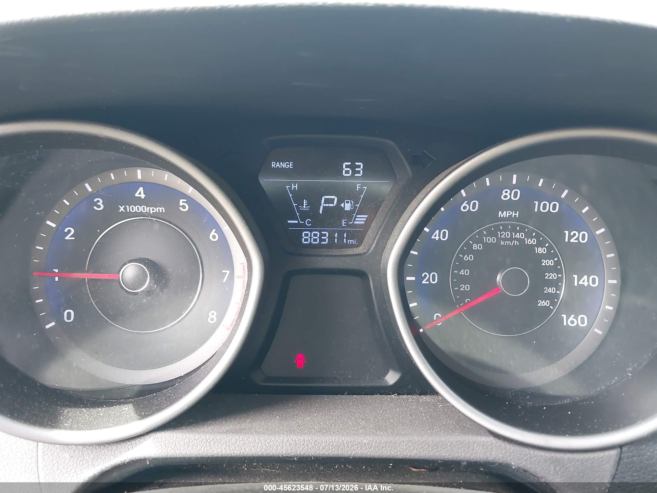 2014 Hyundai Elantra Se Серебряный vin: KMHDH4AE1EU134278