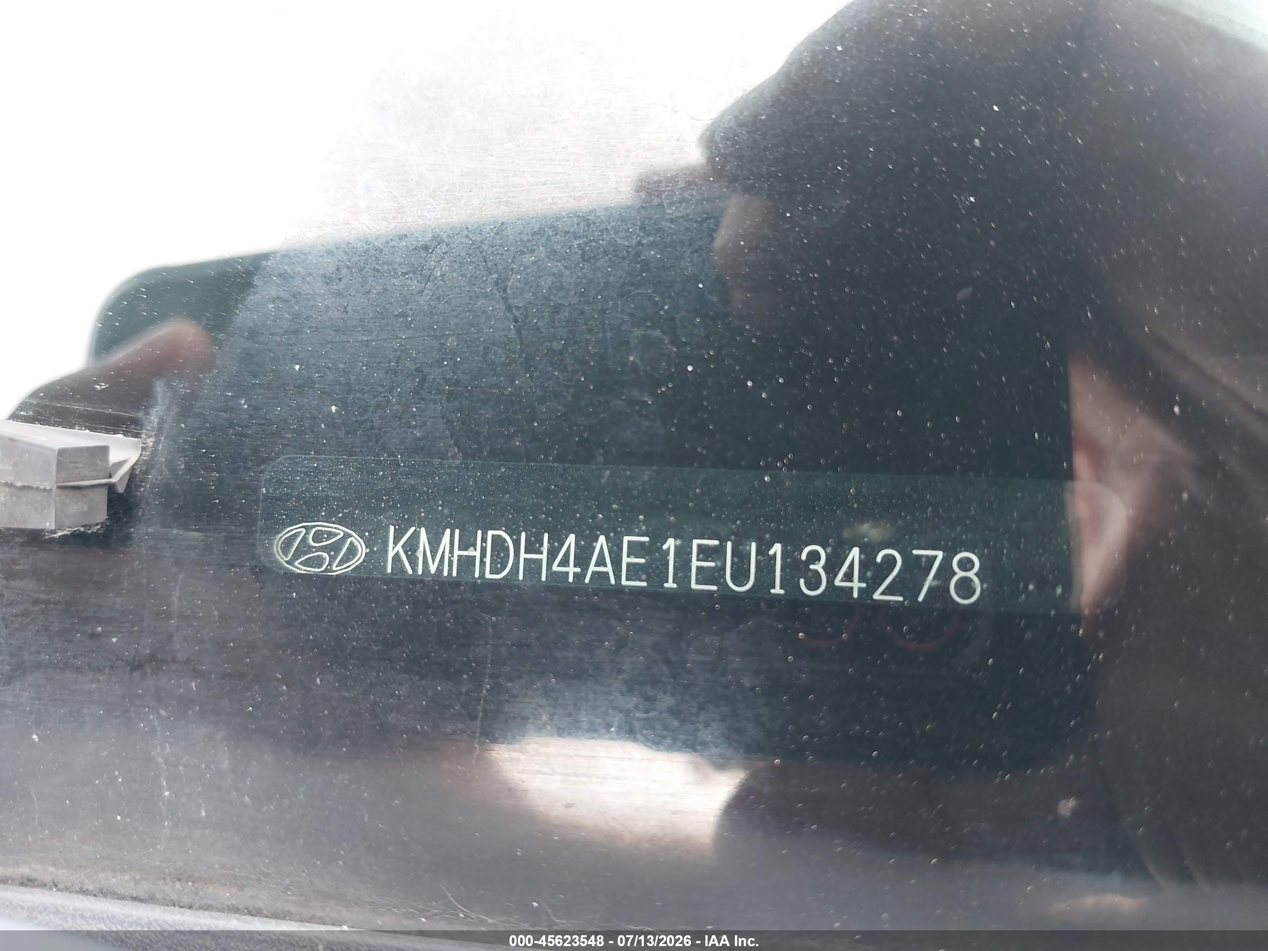 2014 Hyundai Elantra Se Серебряный vin: KMHDH4AE1EU134278