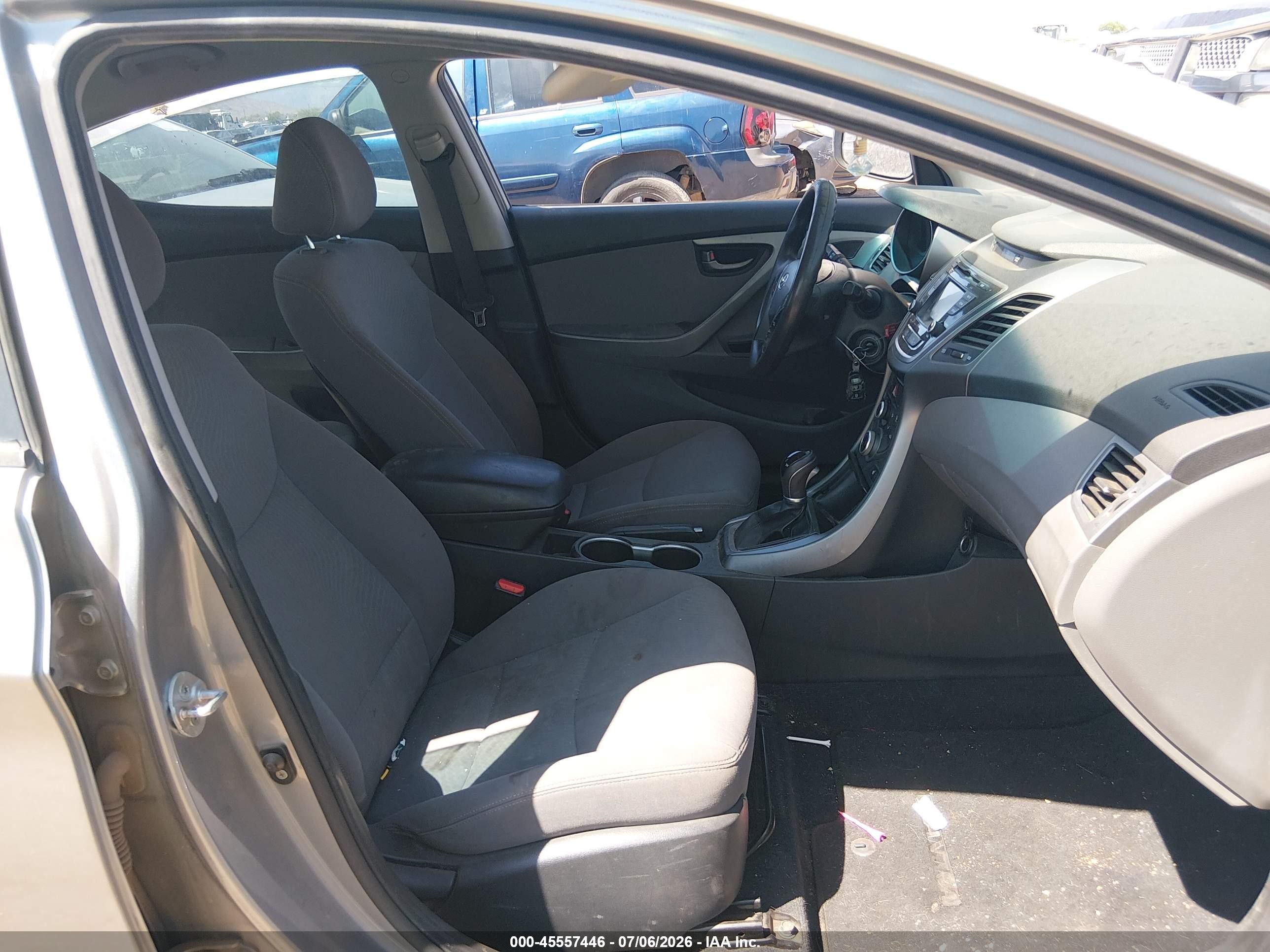2014 Hyundai Elantra Se Серый vin: KMHDH4AE1EU138198