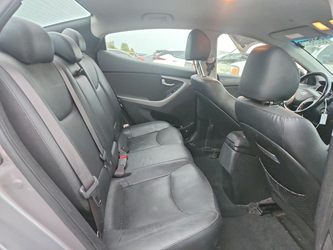 2014 Hyundai Elantra Limited Gray vin: KMHDH4AE1EU141425