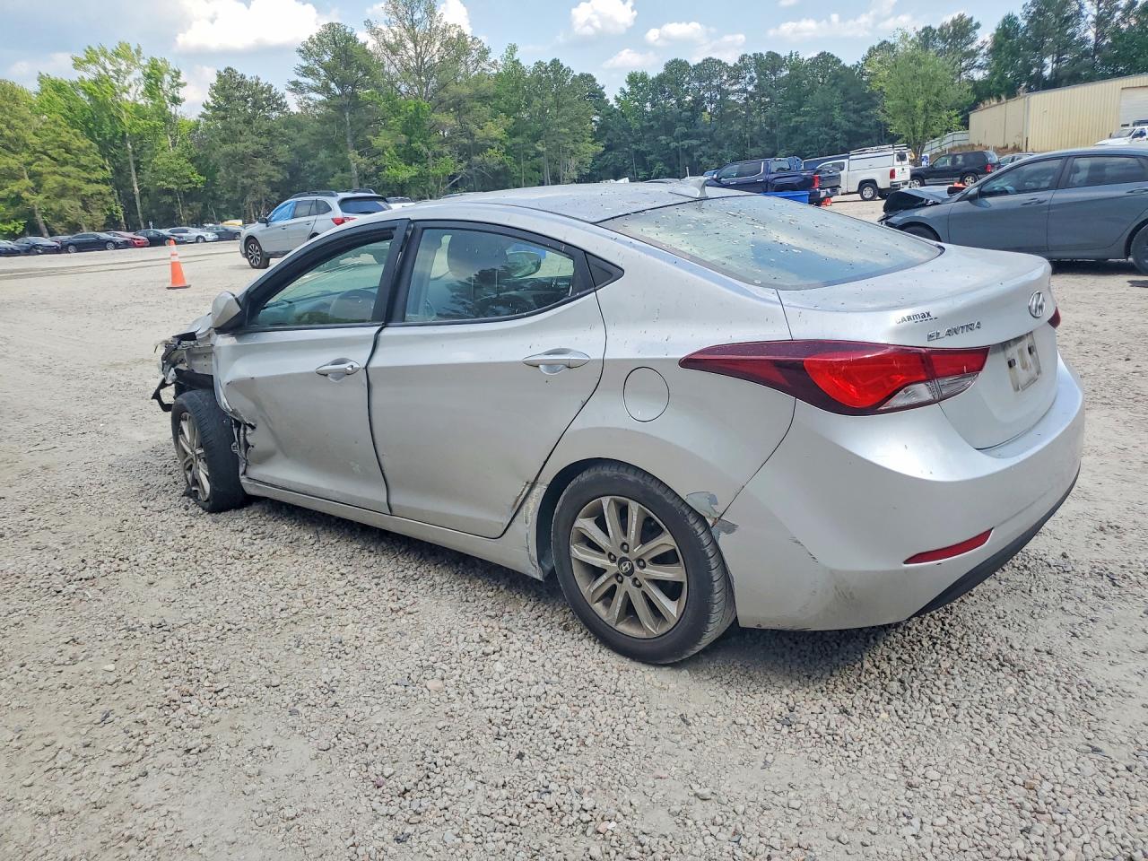 2014 Hyundai Elantra Se Серебряный vin: KMHDH4AE1EU147838