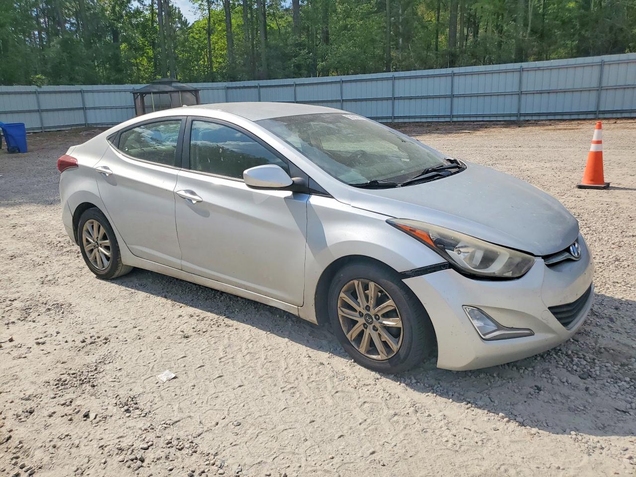 2014 Hyundai Elantra Se Серебряный vin: KMHDH4AE1EU147838