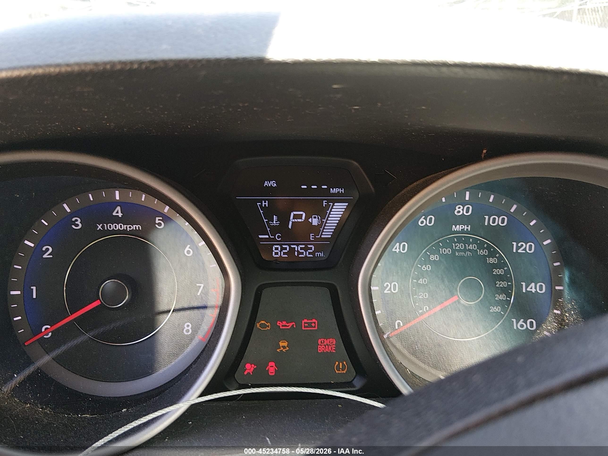 2014 Hyundai Elantra Se Silver vin: KMHDH4AE1EU157088