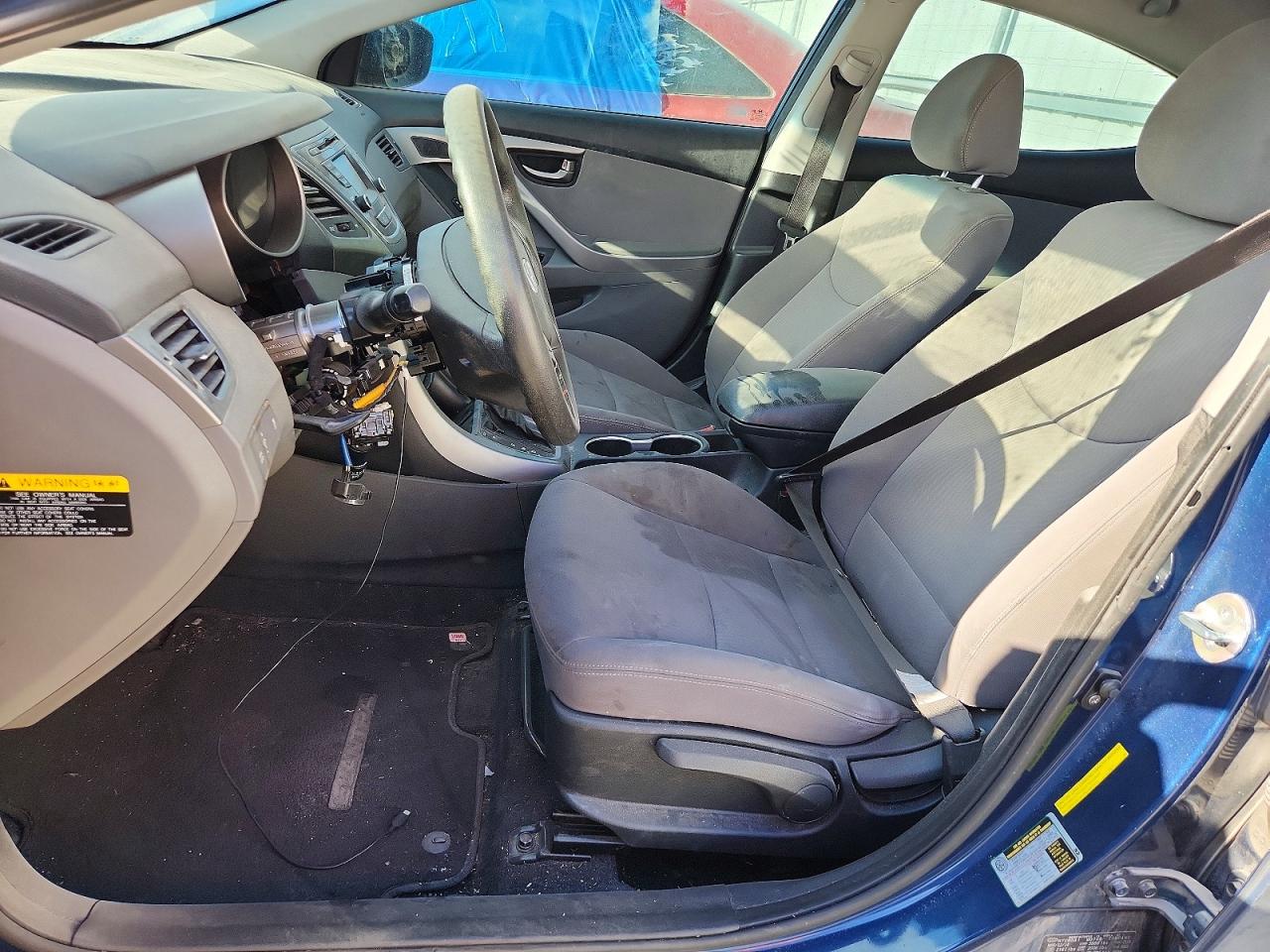 2014 Hyundai Elantra Se Blue vin: KMHDH4AE1EU158094