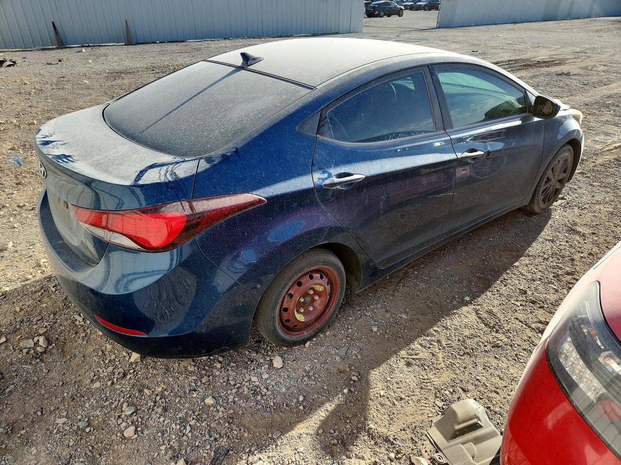 2014 Hyundai Elantra Se Blue vin: KMHDH4AE1EU158094