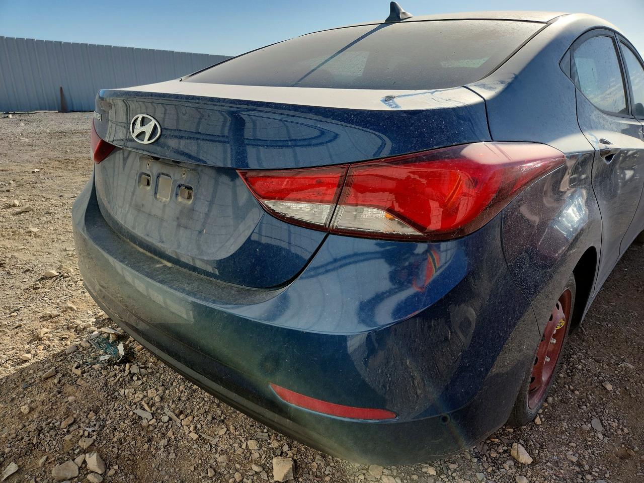 2014 Hyundai Elantra Se Blue vin: KMHDH4AE1EU158094