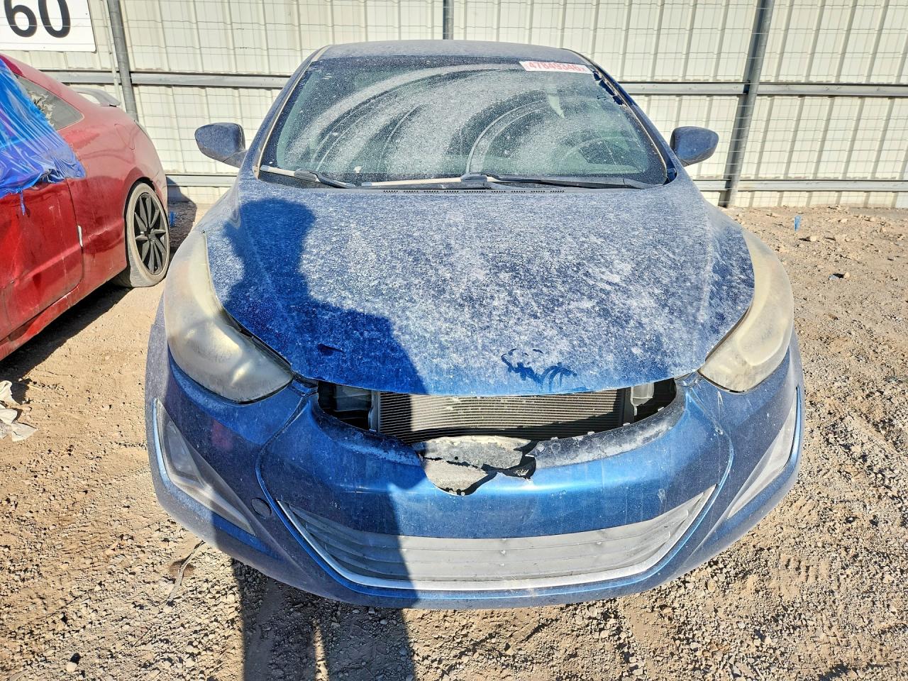 2014 Hyundai Elantra Se Blue vin: KMHDH4AE1EU158094
