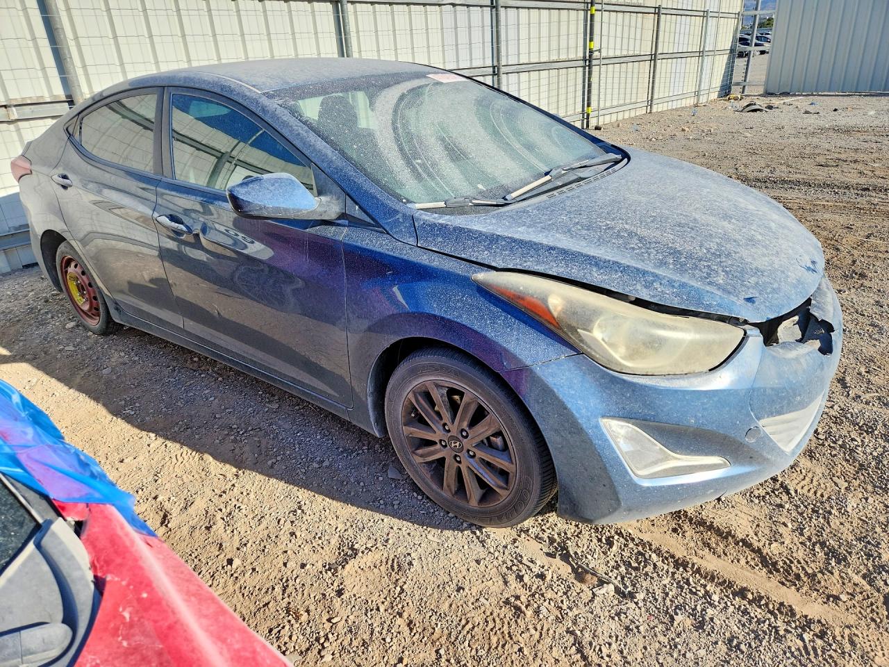 2014 Hyundai Elantra Se Blue vin: KMHDH4AE1EU158094