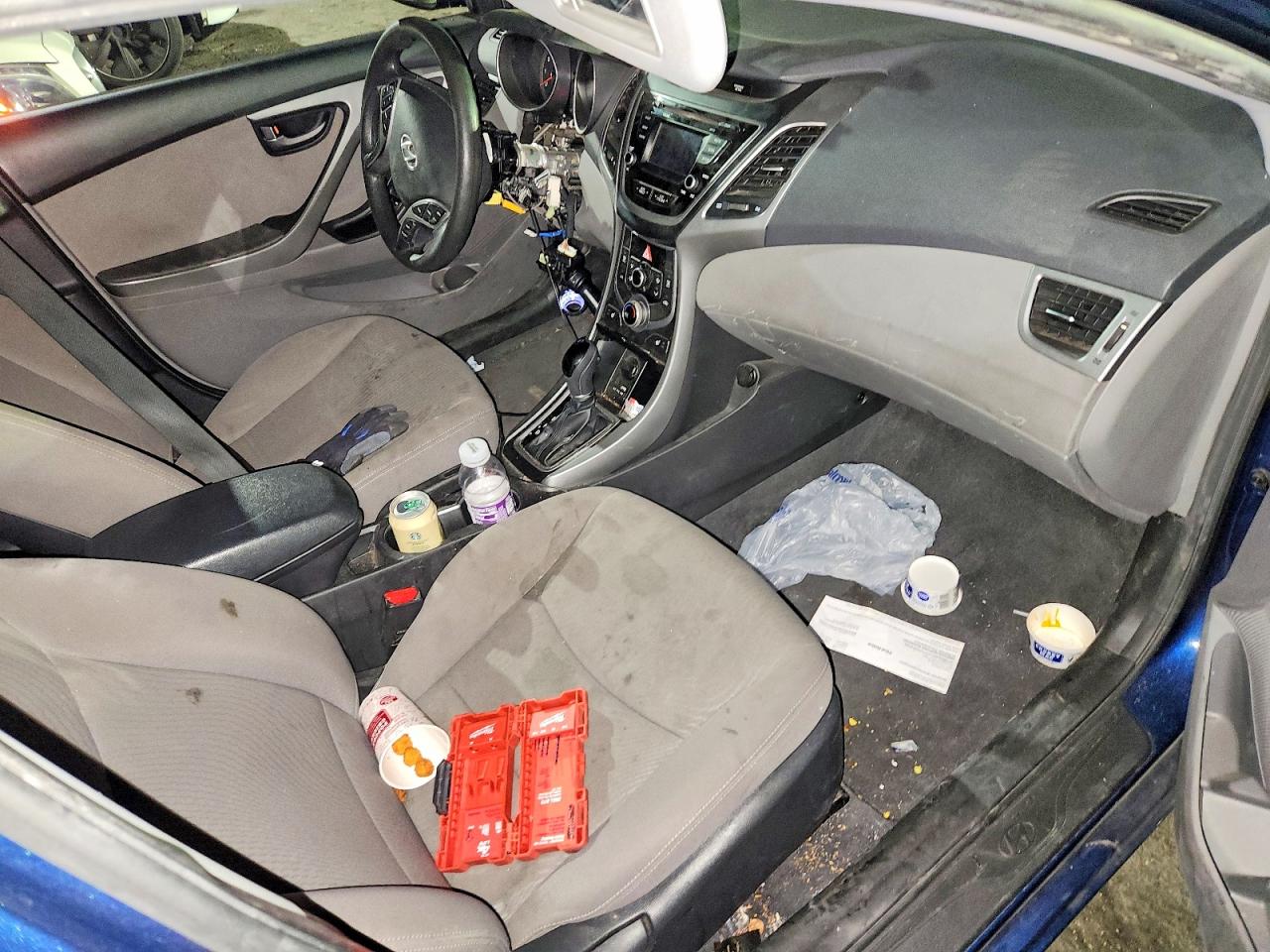 2014 Hyundai Elantra Se Blue vin: KMHDH4AE1EU158094