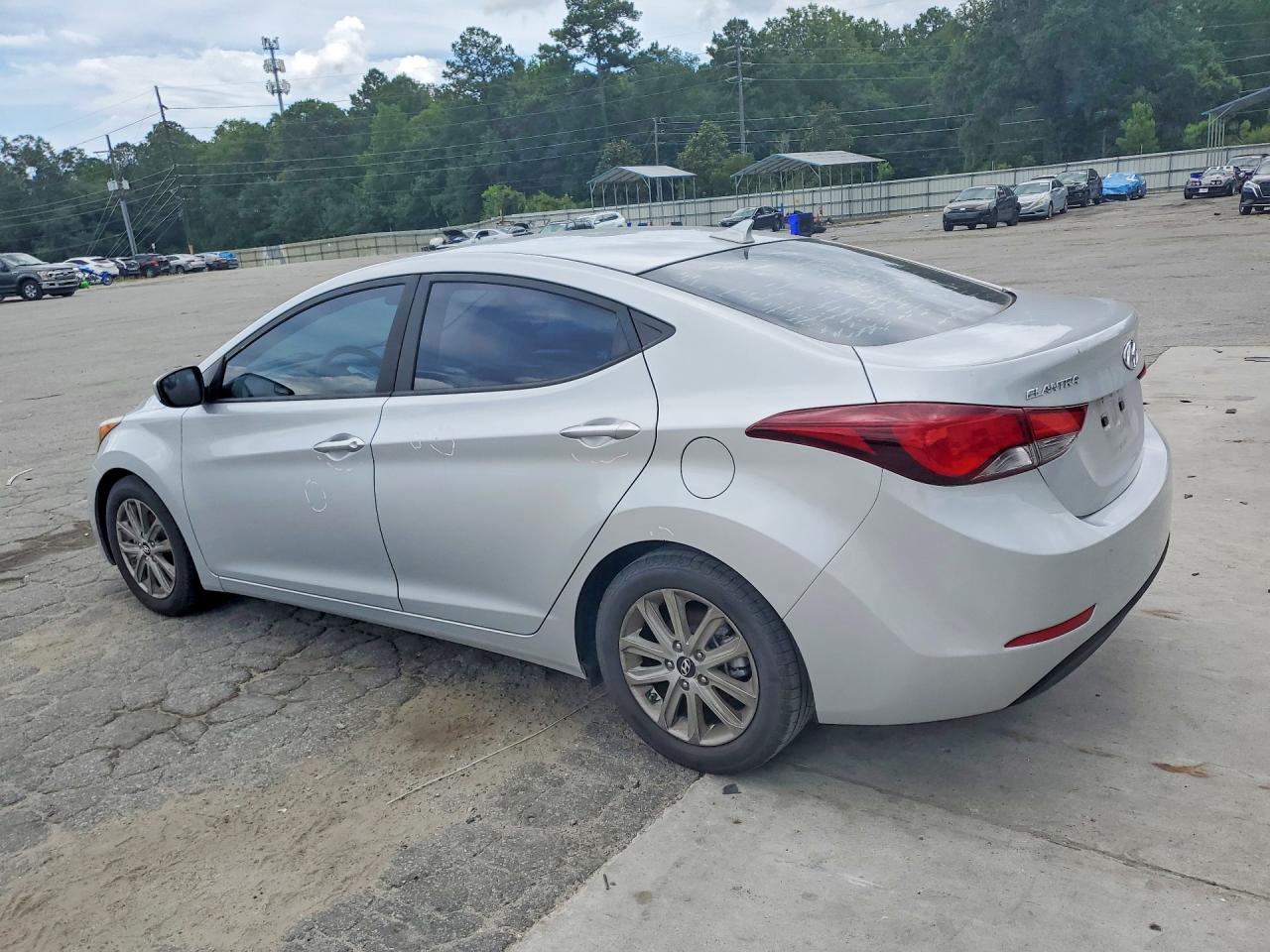 2014 Hyundai Elantra Se Silver vin: KMHDH4AE1EU164994