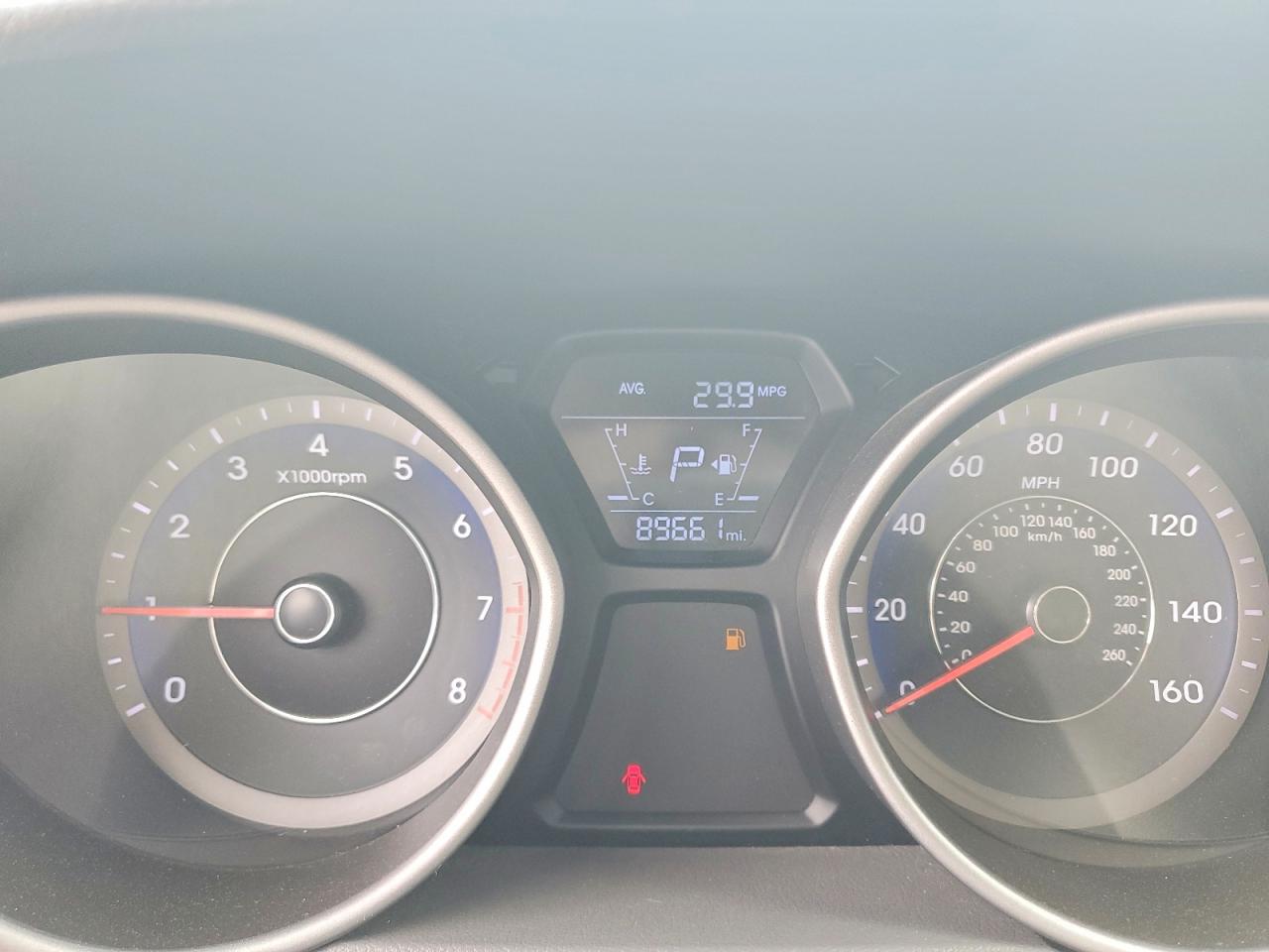 2014 Hyundai Elantra Se Silver vin: KMHDH4AE1EU164994