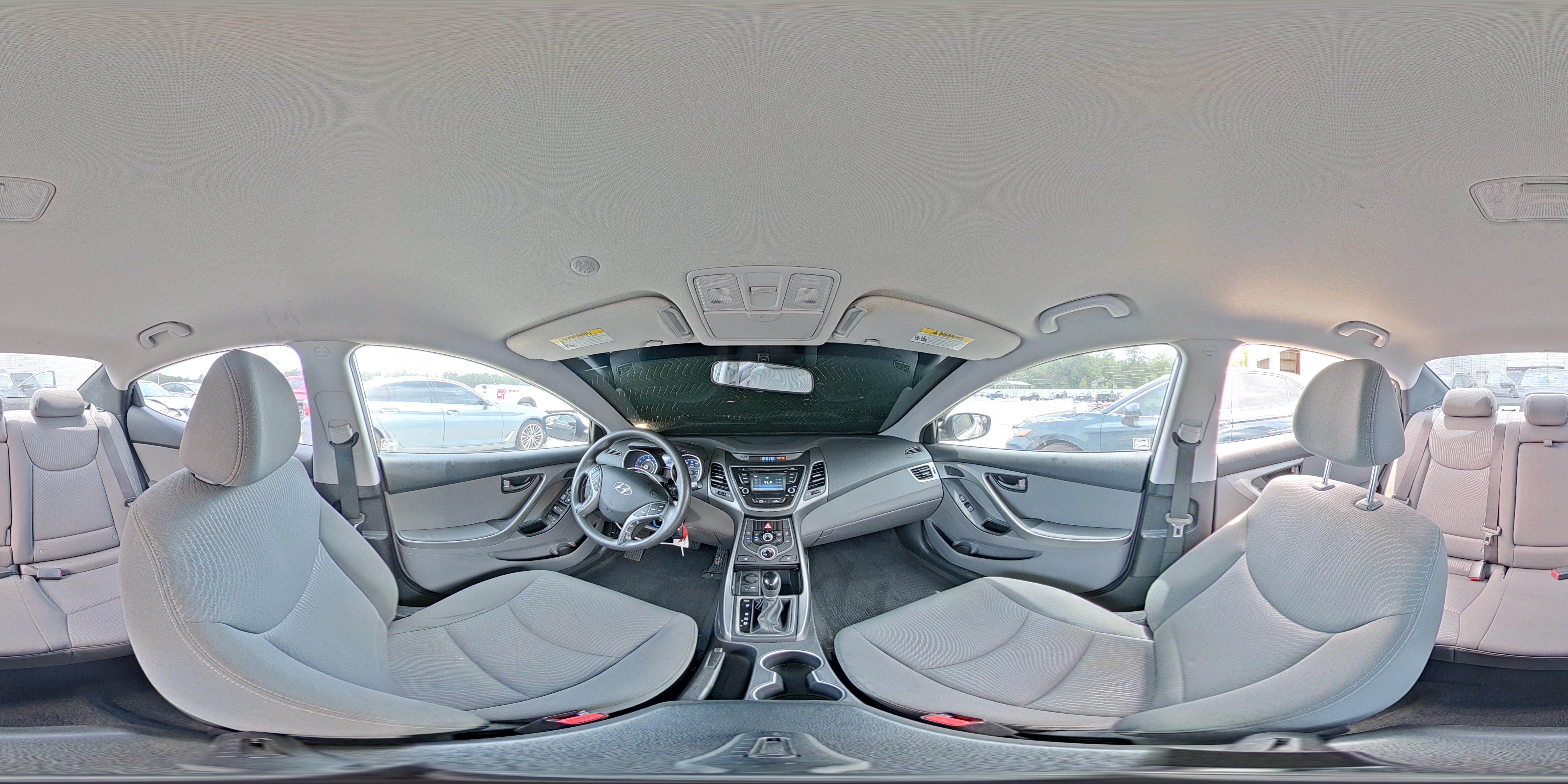2014 Hyundai Elantra Se Silver vin: KMHDH4AE1EU164994