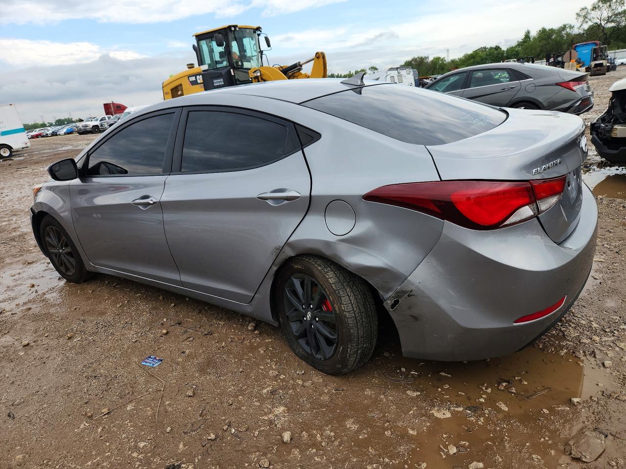 2014 Hyundai Elantra Se White vin: KMHDH4AE1EU166180