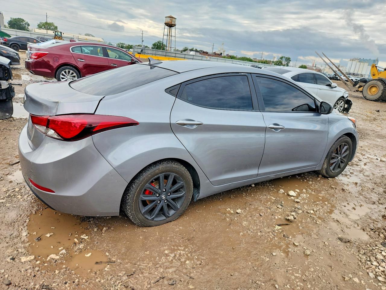 2014 Hyundai Elantra Se White vin: KMHDH4AE1EU166180
