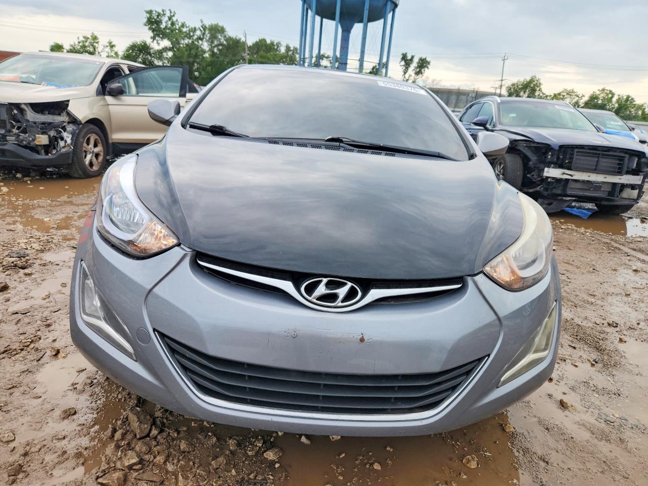 2014 Hyundai Elantra Se White vin: KMHDH4AE1EU166180