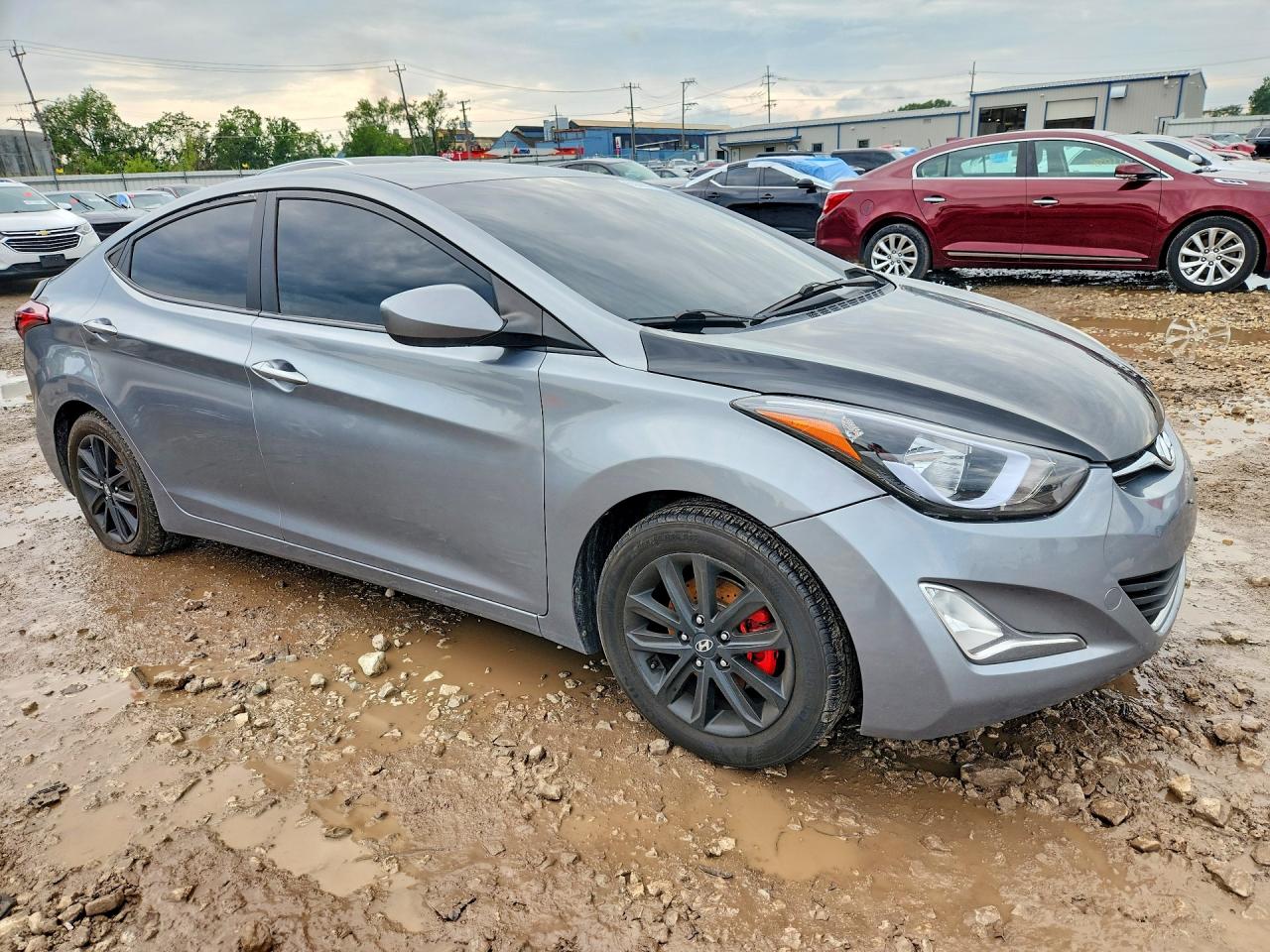 2014 Hyundai Elantra Se White vin: KMHDH4AE1EU166180