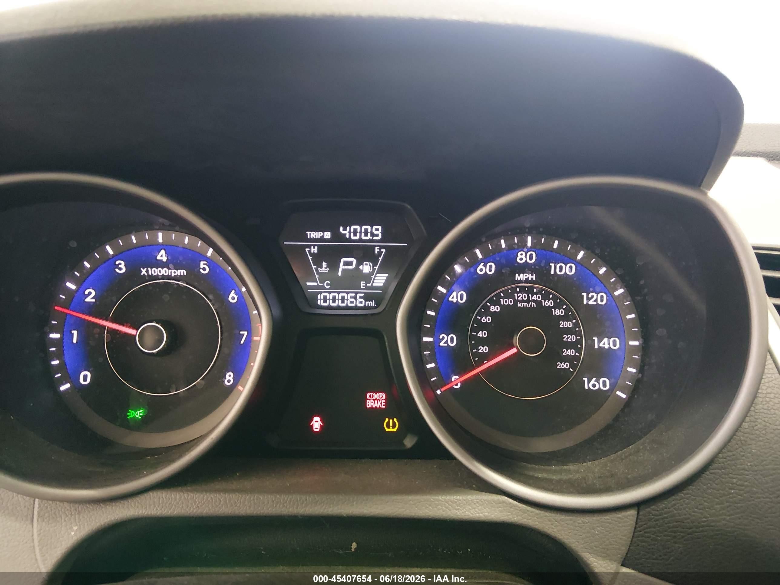 2014 Hyundai Elantra Se Silver vin: KMHDH4AE1EU166504