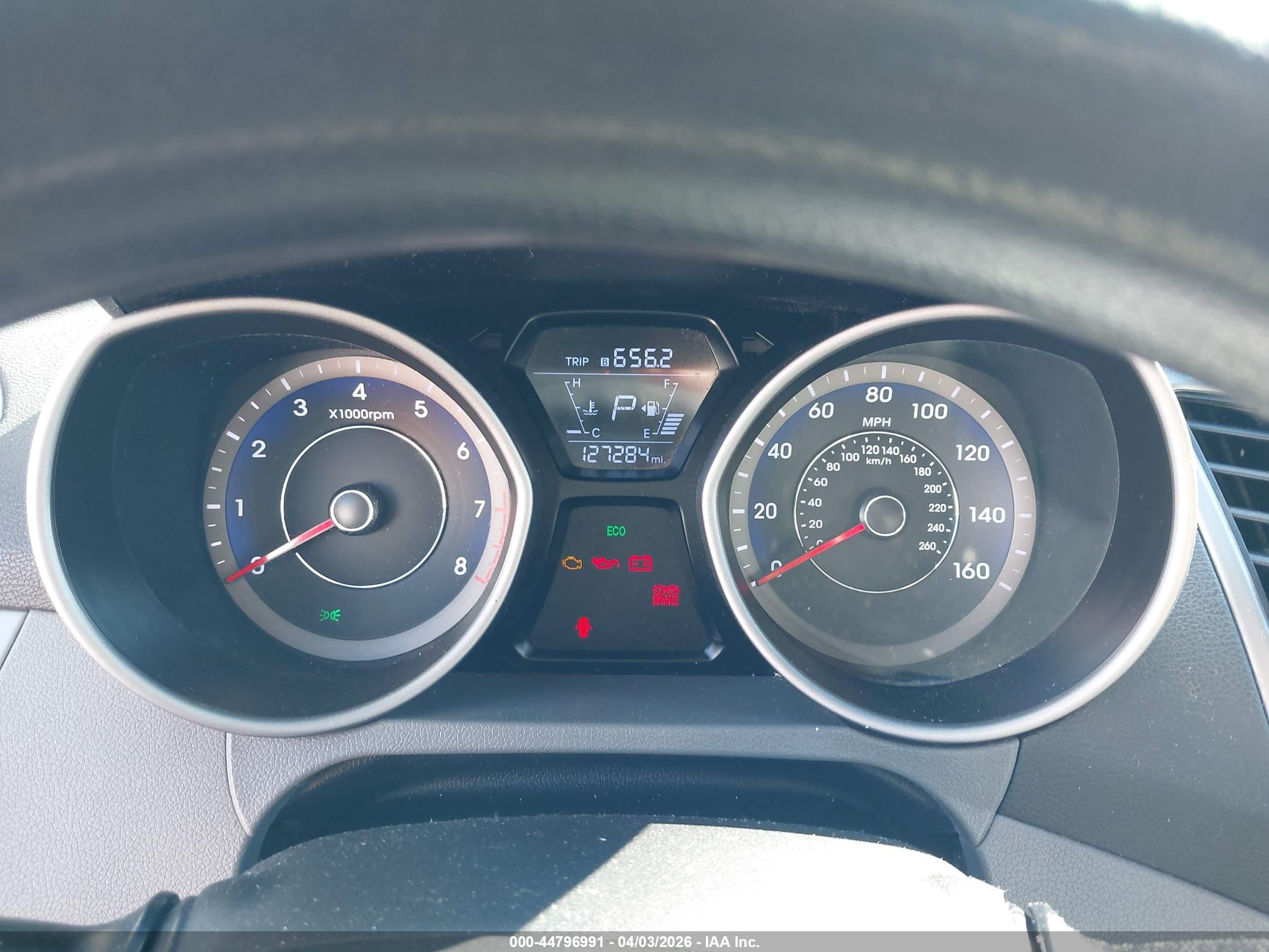 2014 Hyundai Elantra Se Silver vin: KMHDH4AE1EU174019